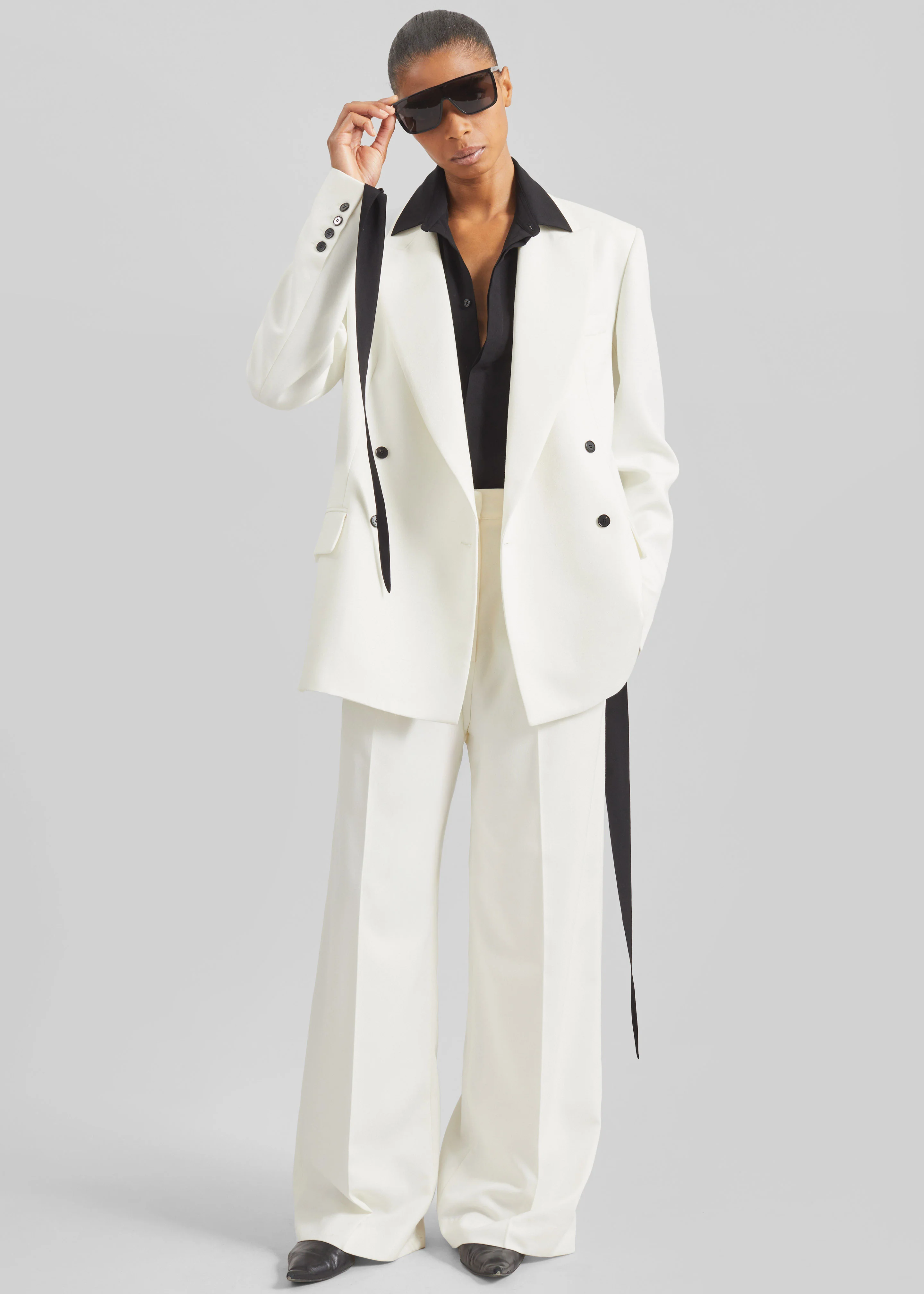 Brickell Trousers - Ivory - Image 4