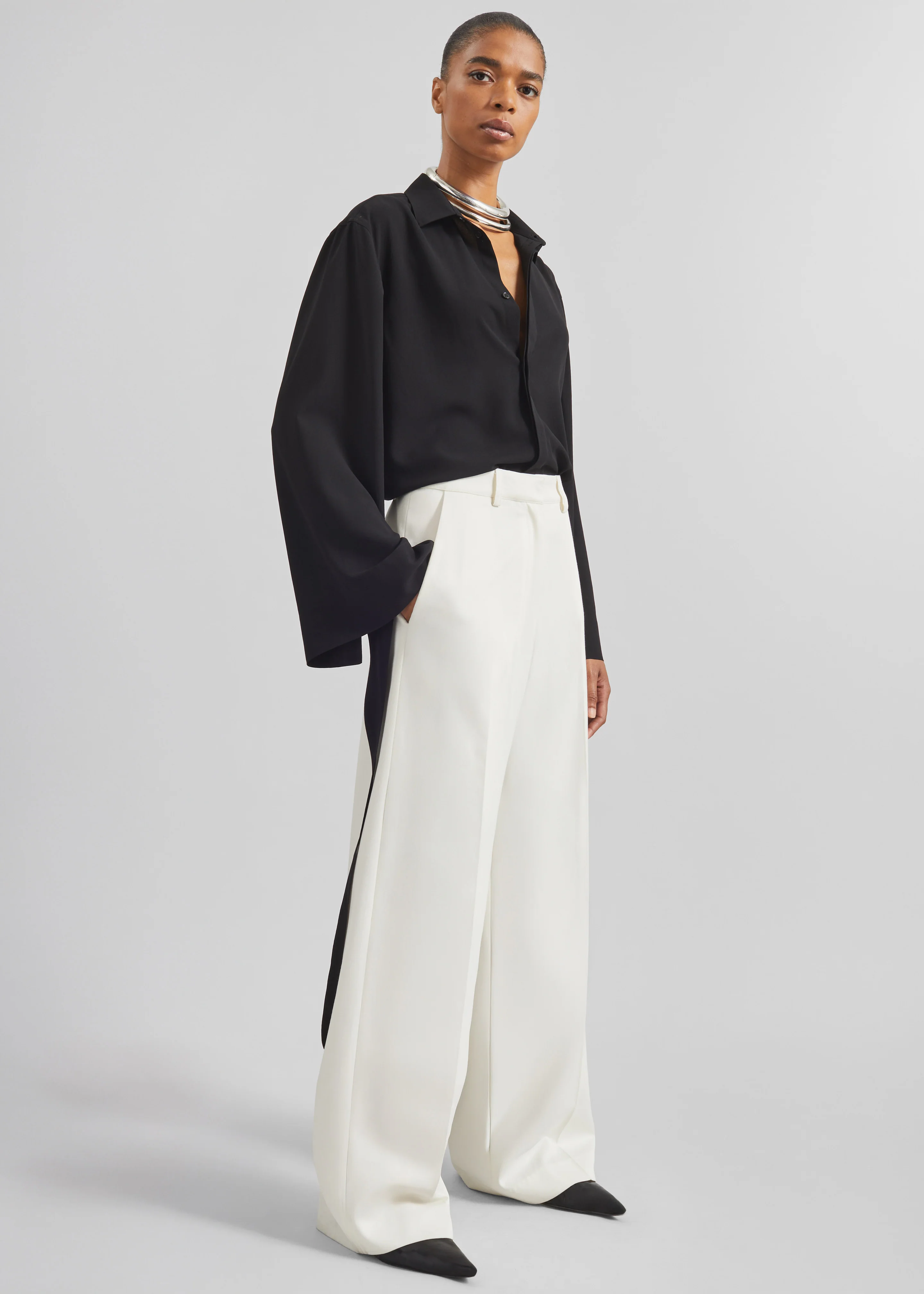 Brickell Trousers - Ivory - Image 6