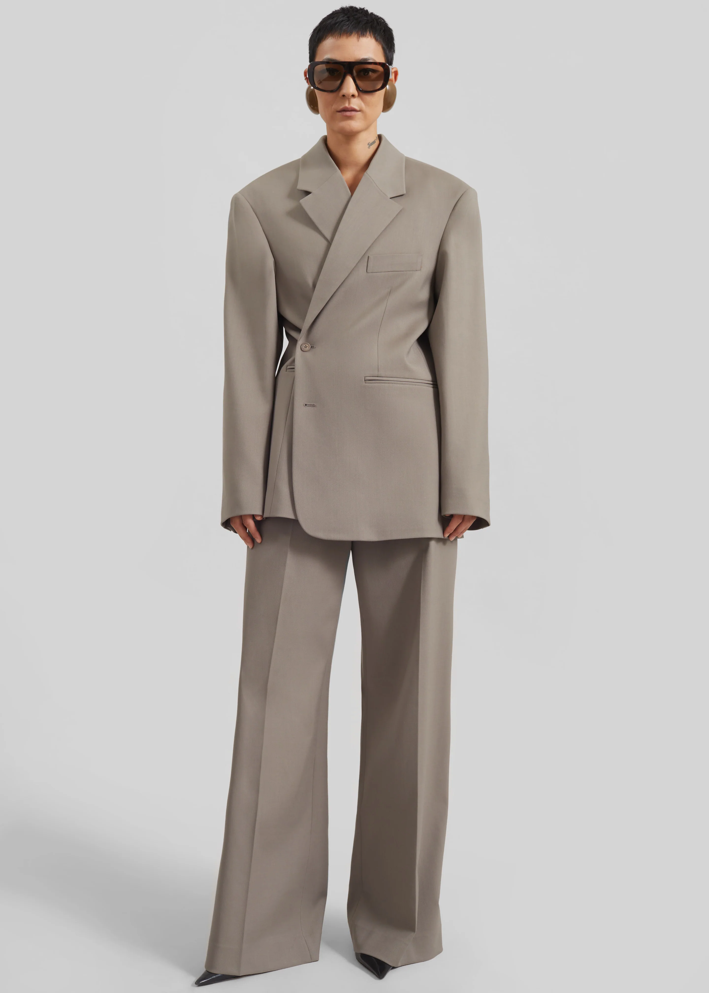 Brickell Trousers - Taupe - Image 2