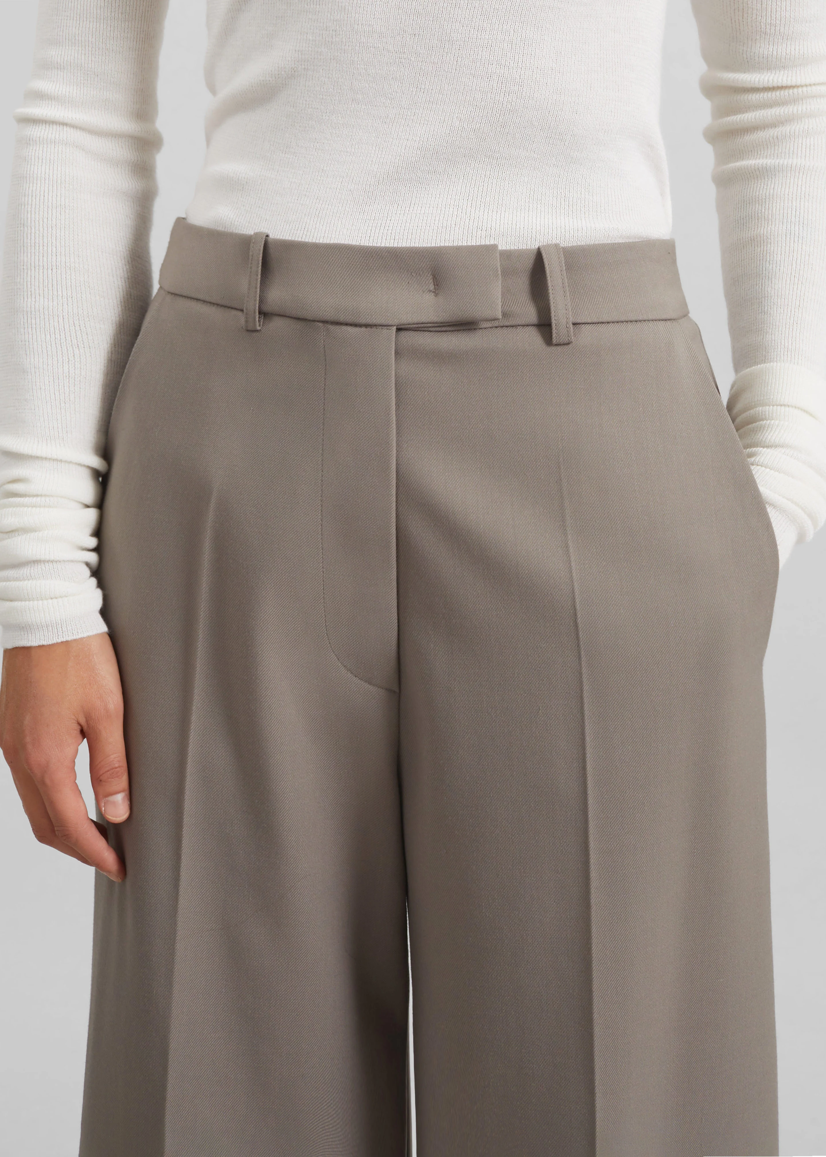 Brickell Trousers - Taupe - Image 5