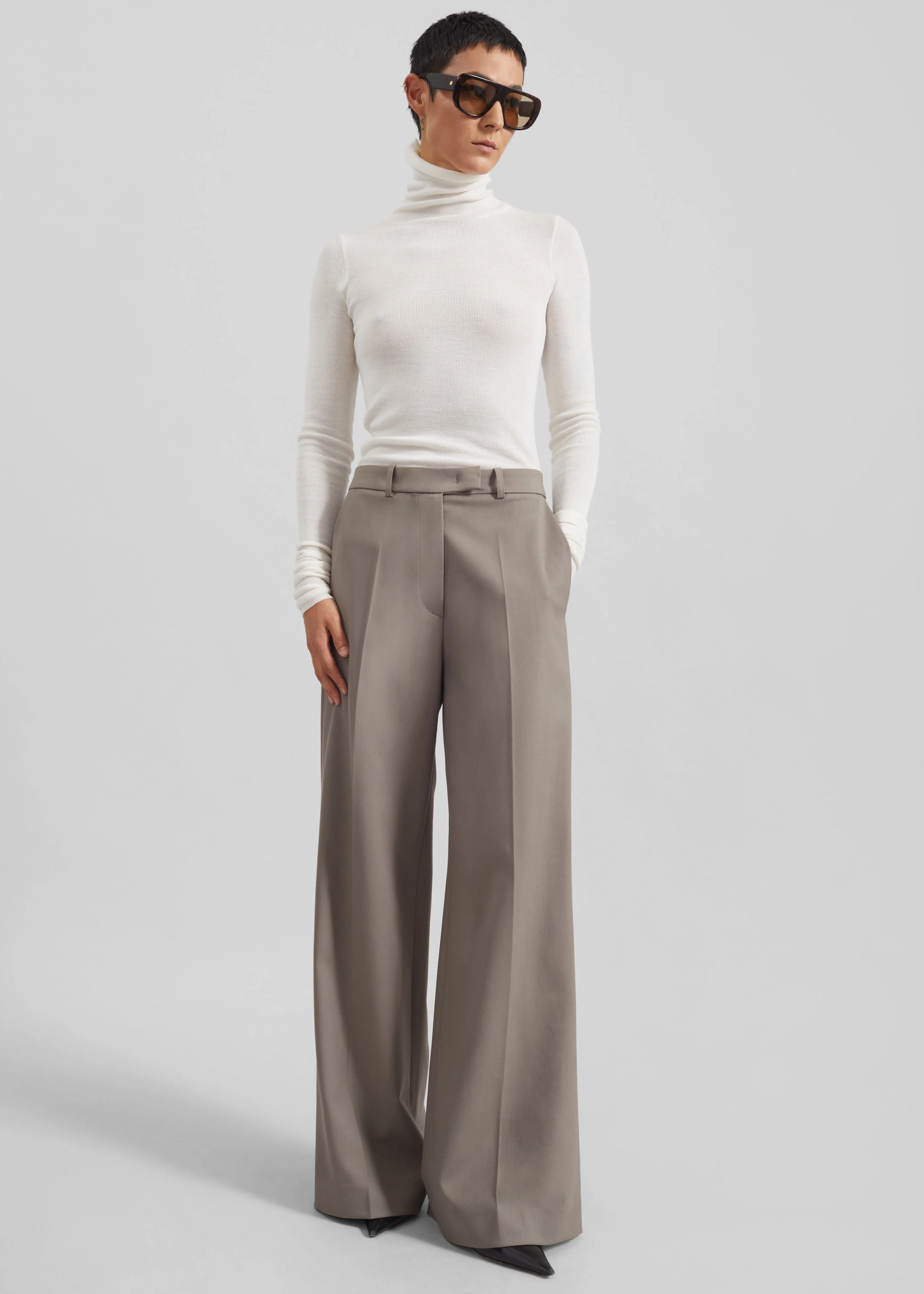 Brickell Trousers - Taupe - Image 8
