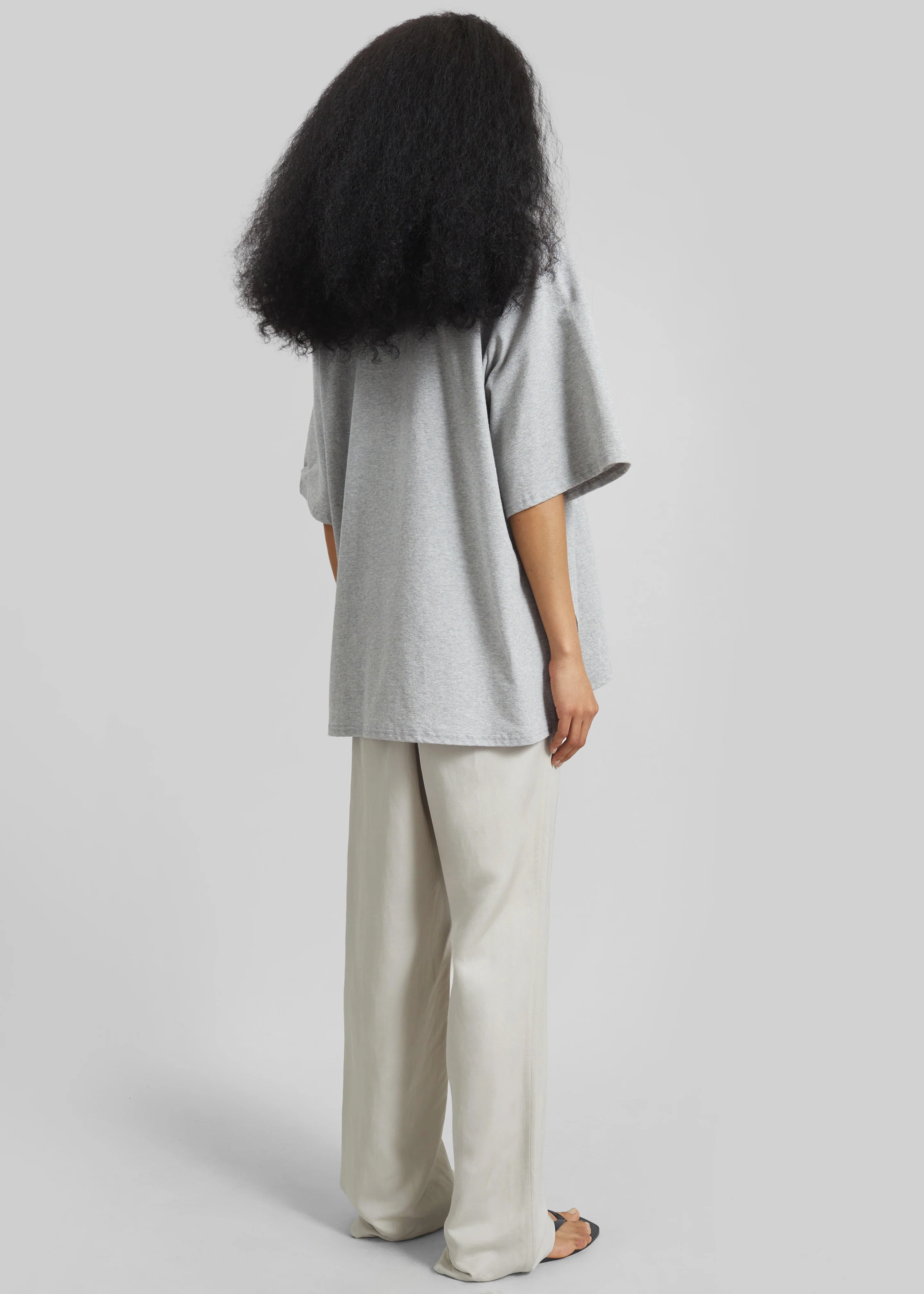 Bruna Linen Soft Pants - Light Beige - Image 9