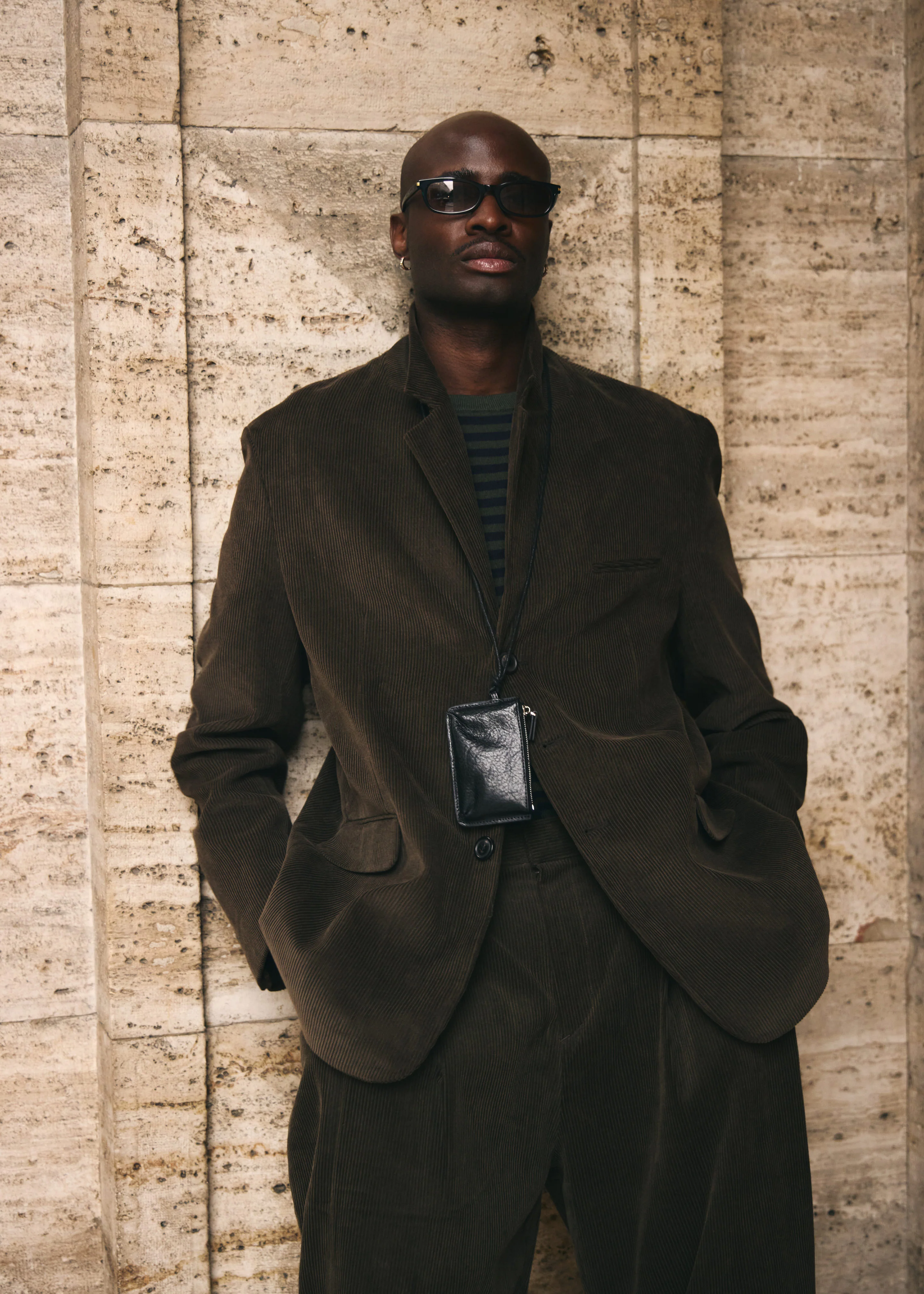 Bryant Corduroy Blazer - Brown - Image 2