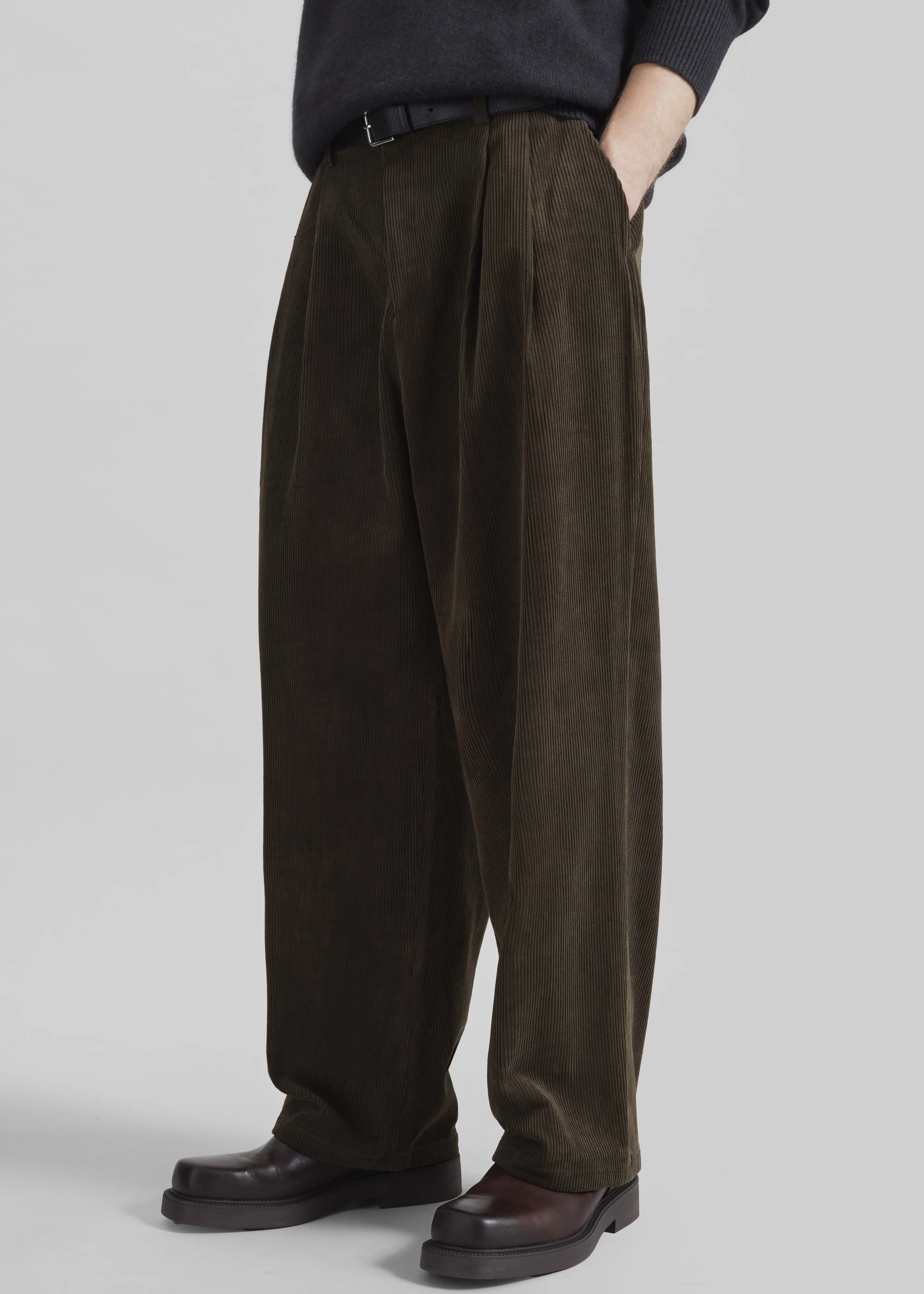 Bryant Corduroy Pants - Brown - Image 3