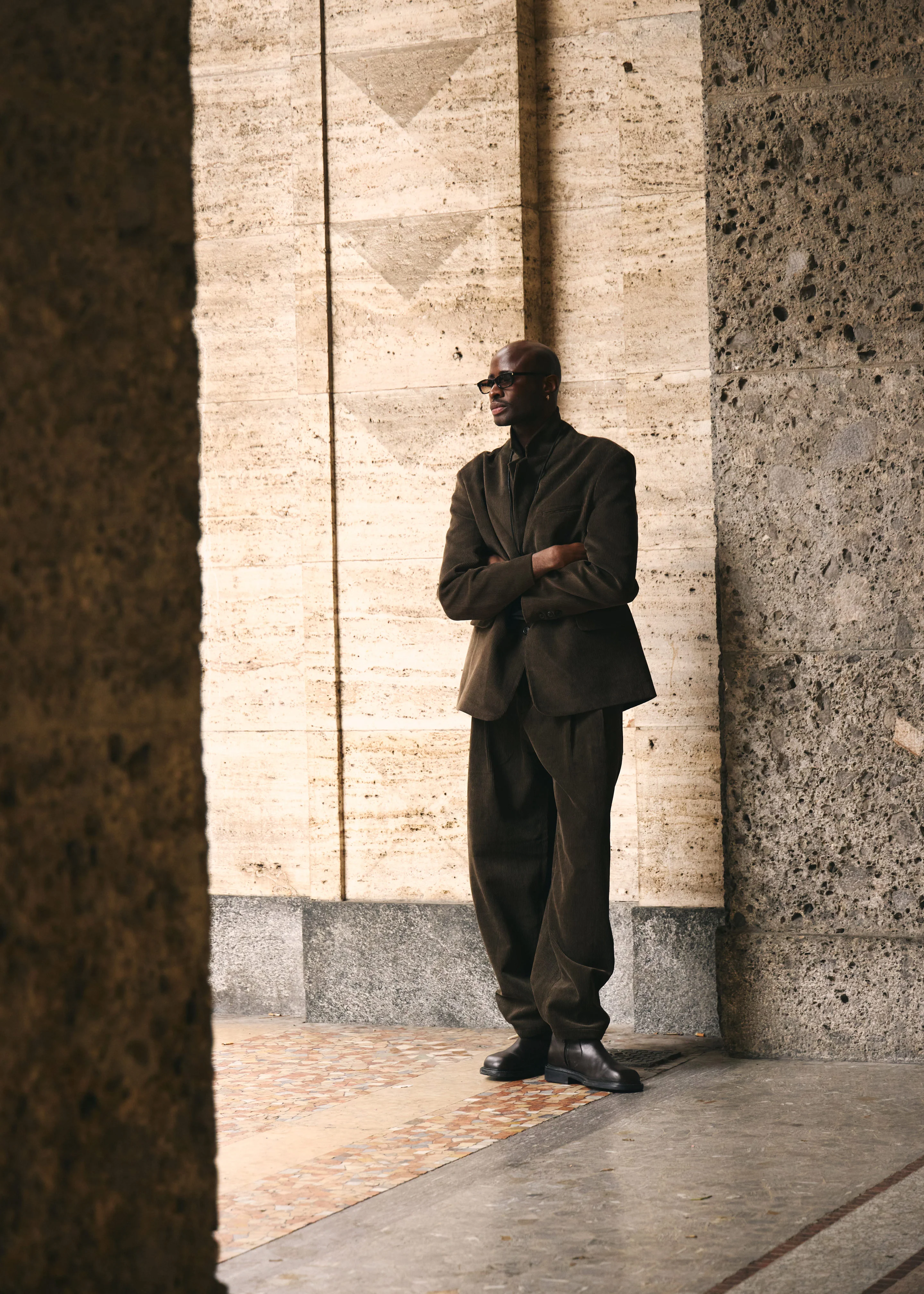 Bryant Corduroy Pants - Brown - Image 4
