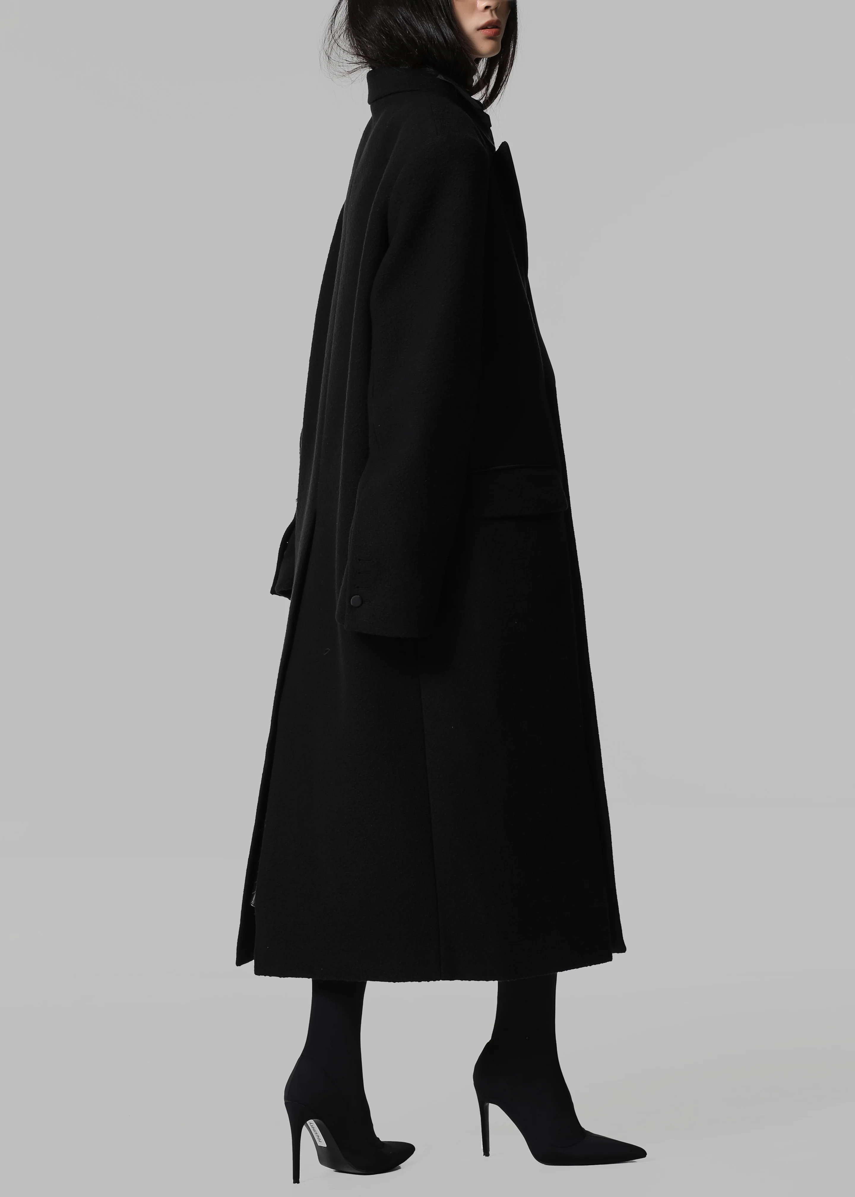 Bryce Oversized Coat - Black - Image 11