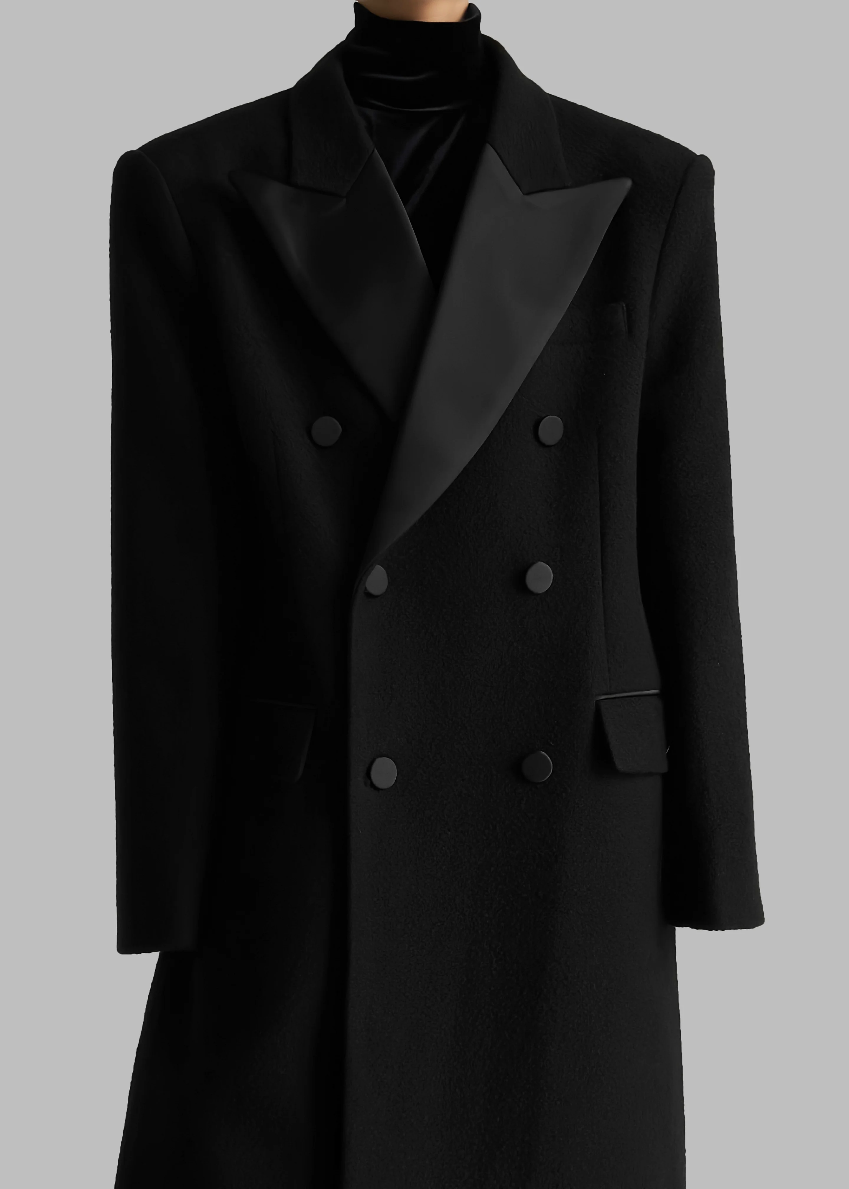 Bryce Oversized Coat - Black - Image 13