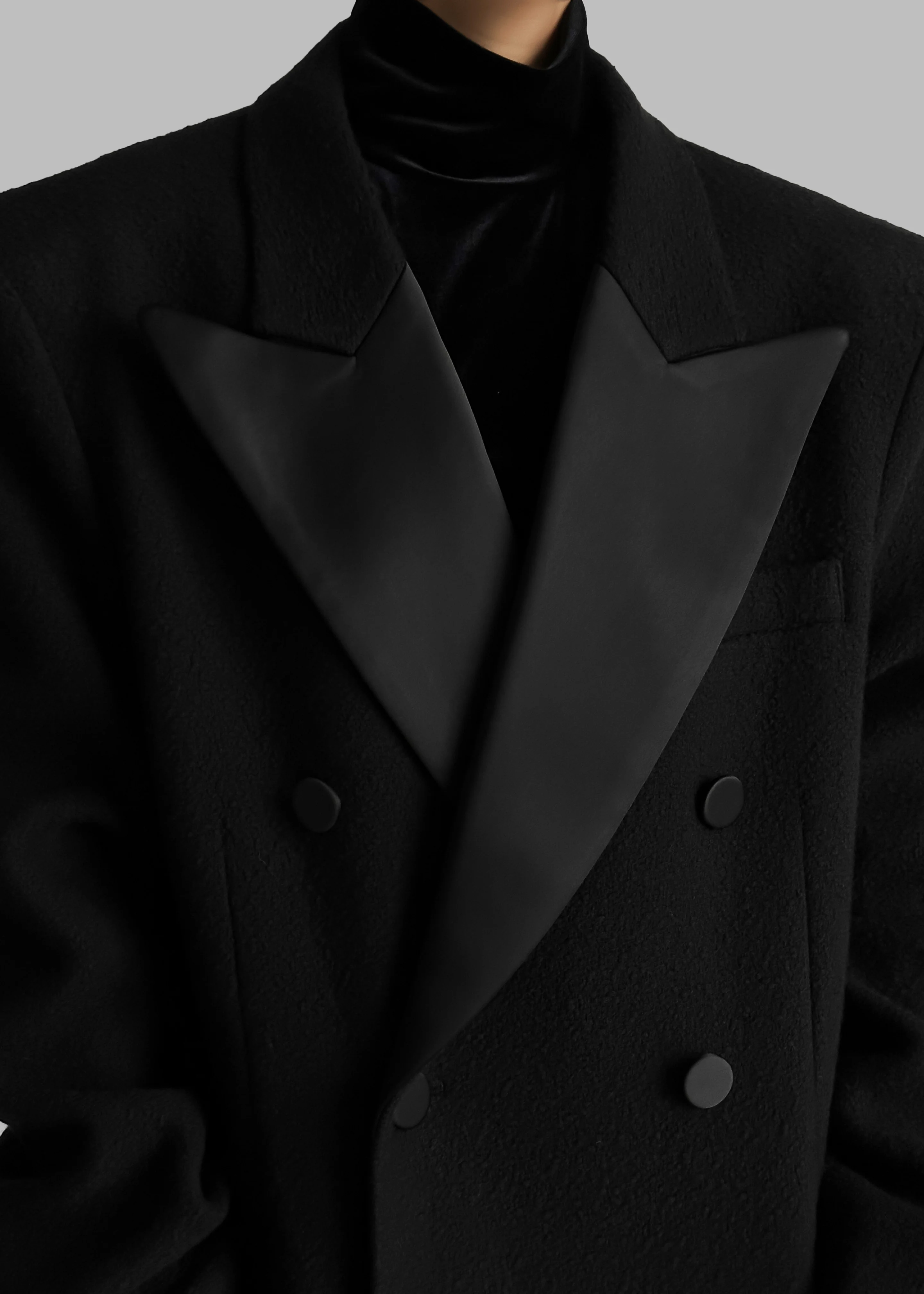 Bryce Oversized Coat - Black - Image 14