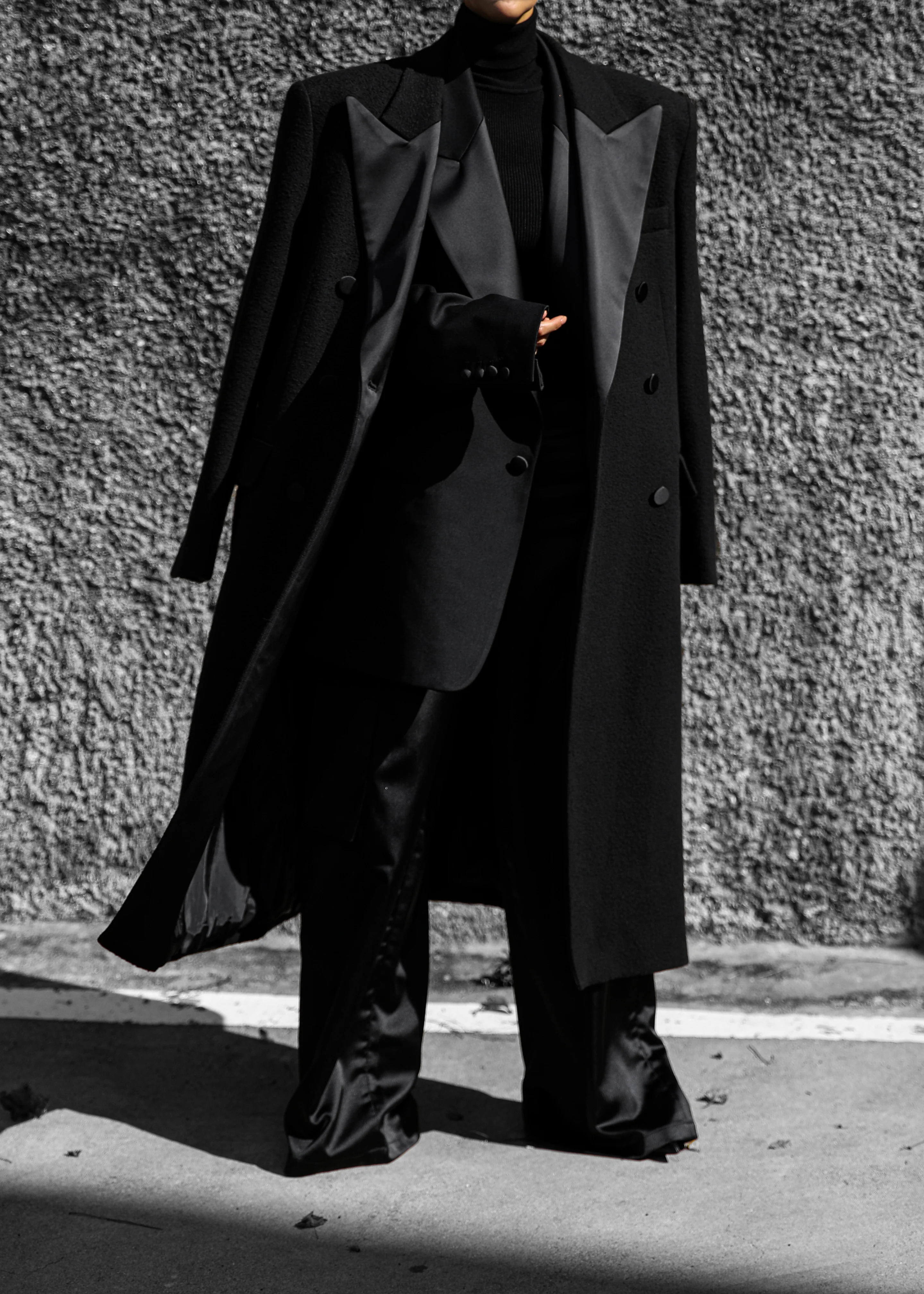 Bryce Oversized Coat - Black - Image 2