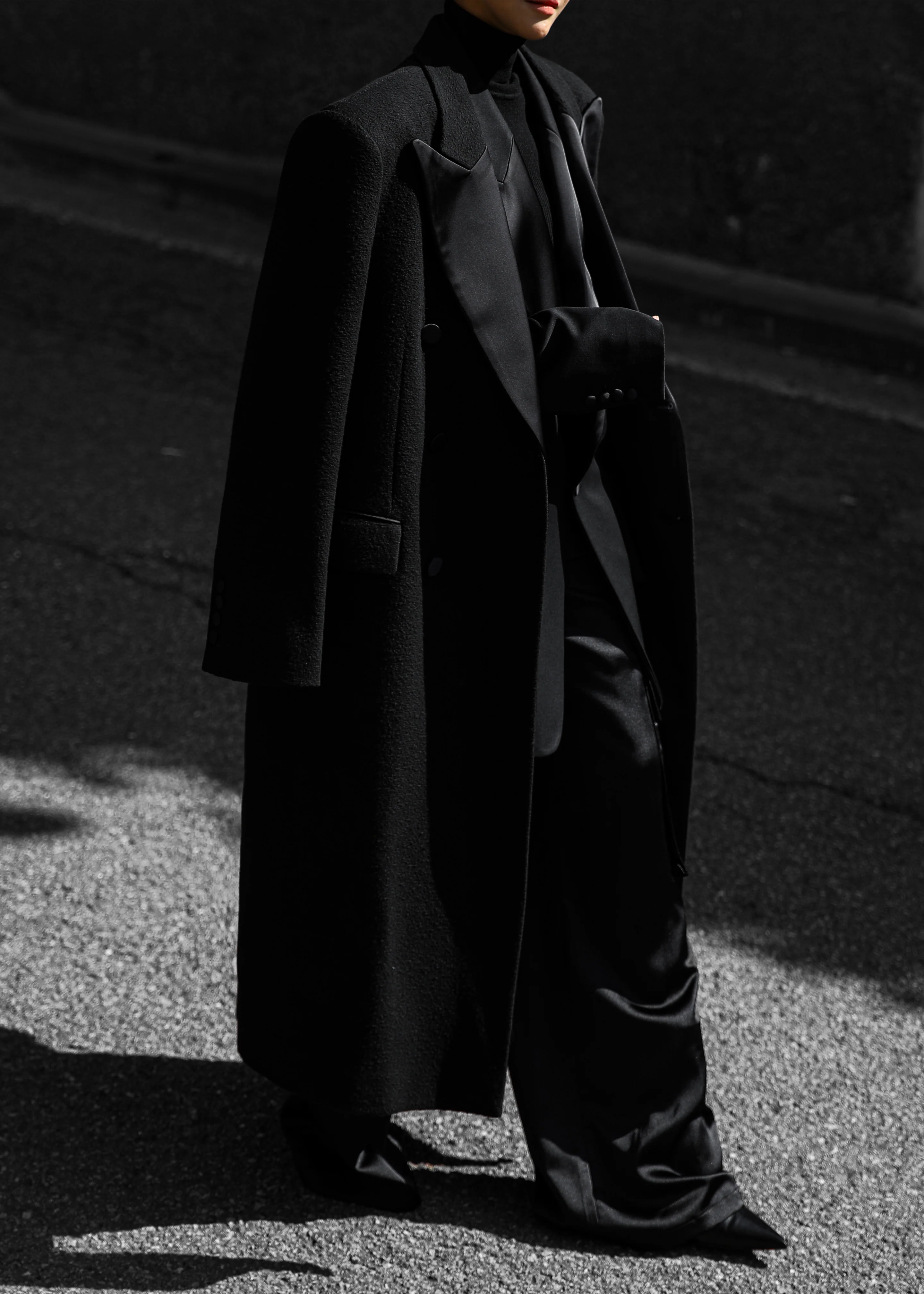 Bryce Oversized Coat - Black - Image 4