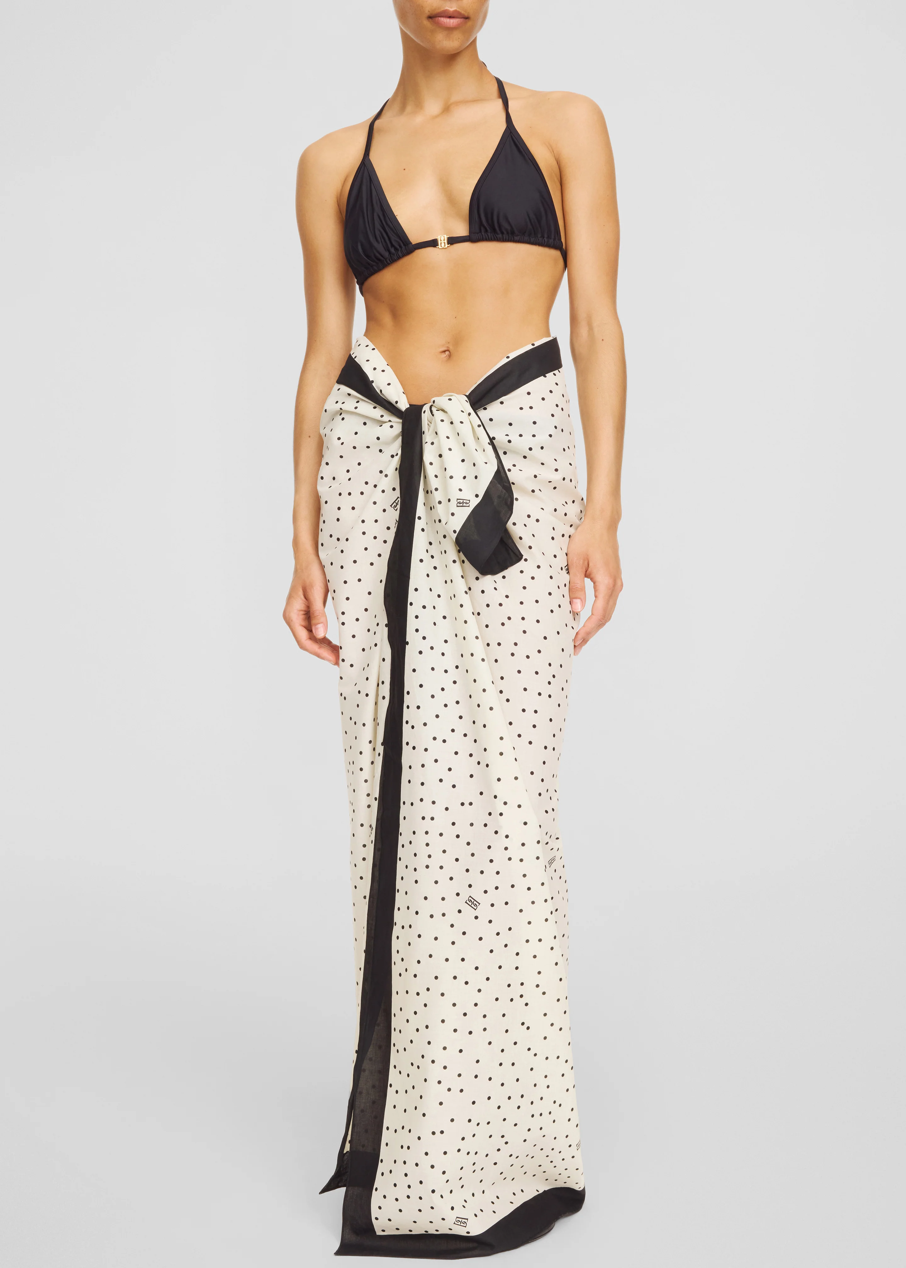 By Malene Birger Astrida Triangle Top - Black - Image 6