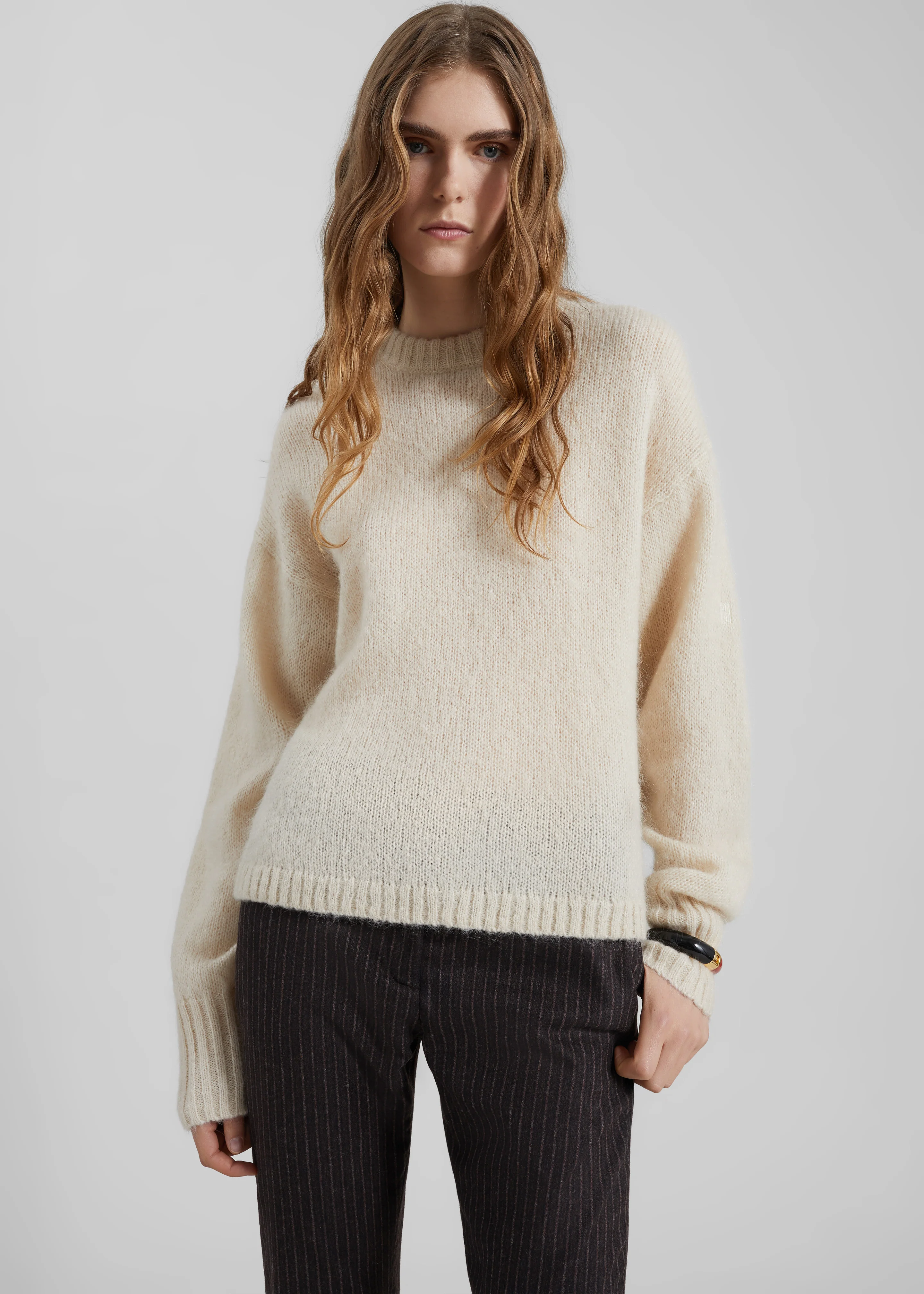 By Malene Birger Brie Sweater - Cream - Image 3