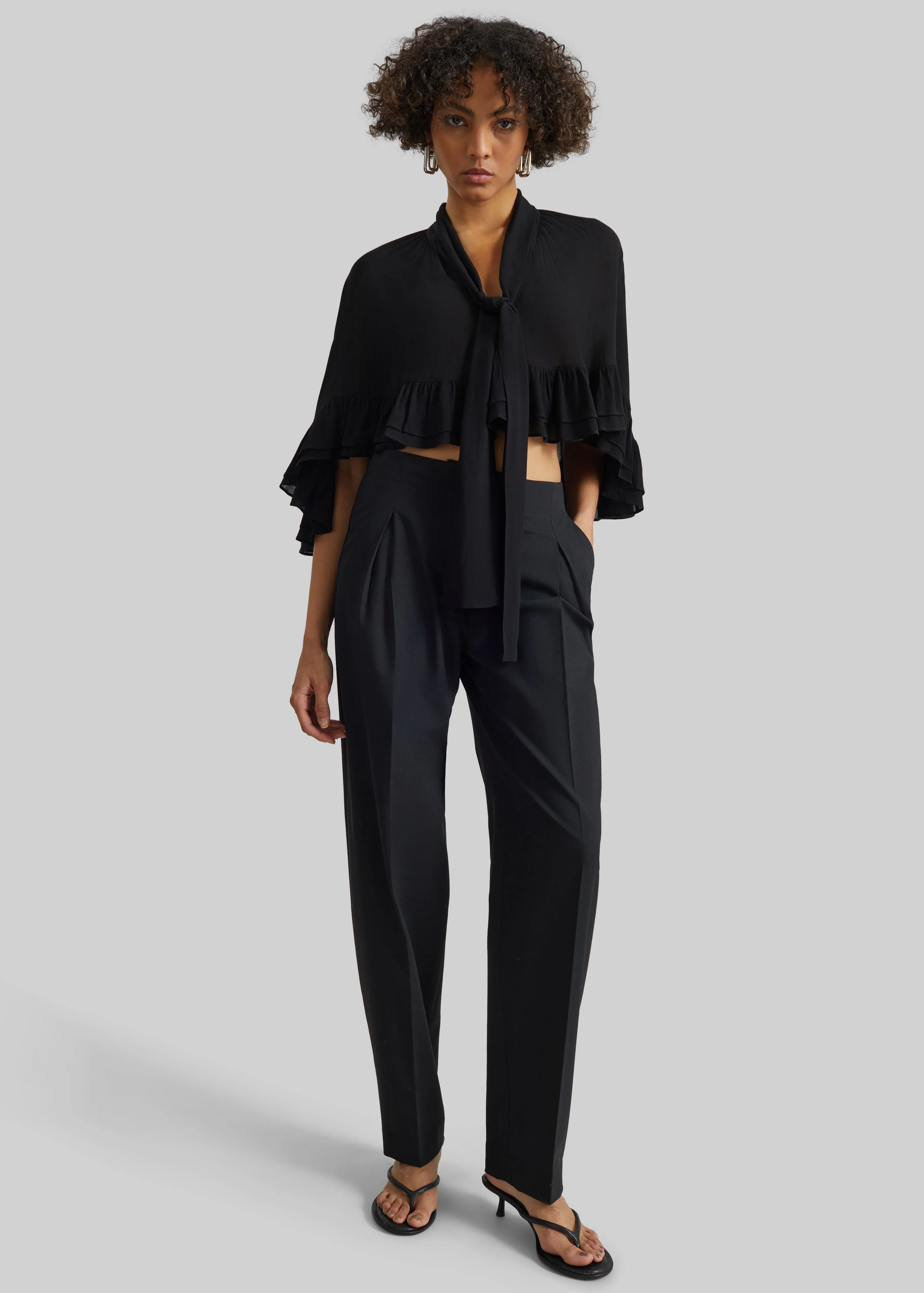 By Malene Birger Cedi Cape - Black - Image 4