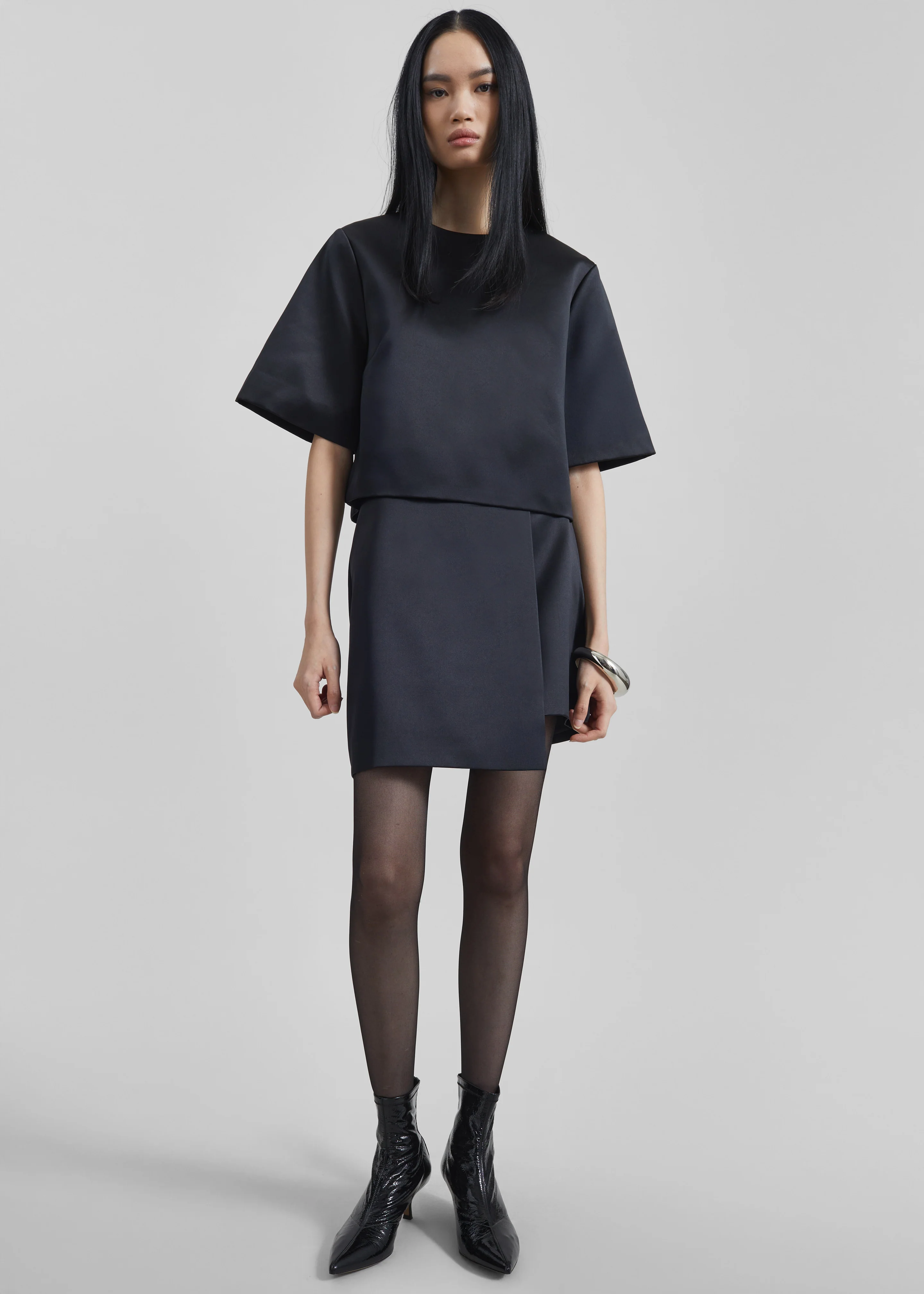 By Malene Birger Hania Top - Black - Image 3