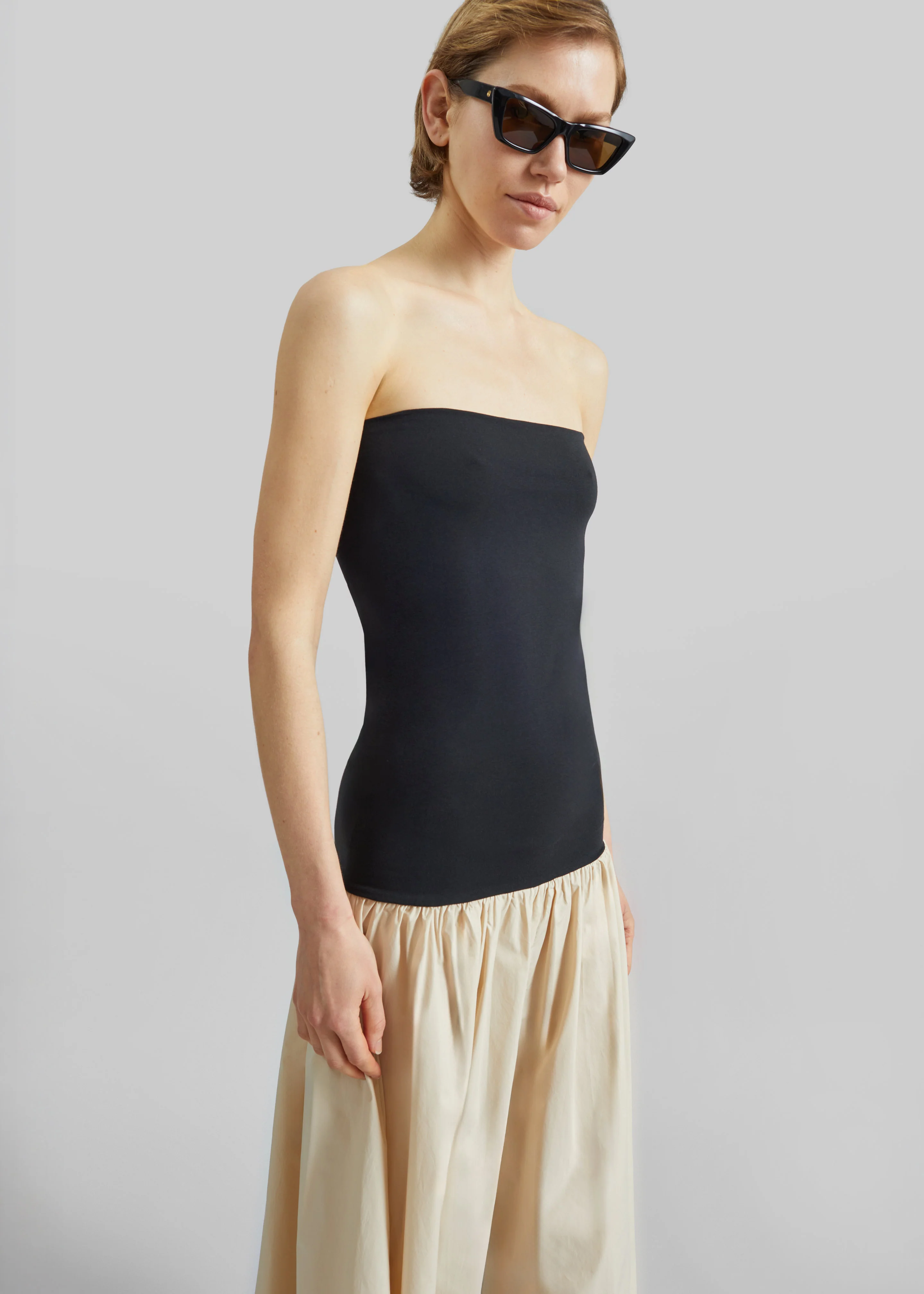 By Malene Birger Marc Cotton Maxi Dress - Oyster Gray - Image 2