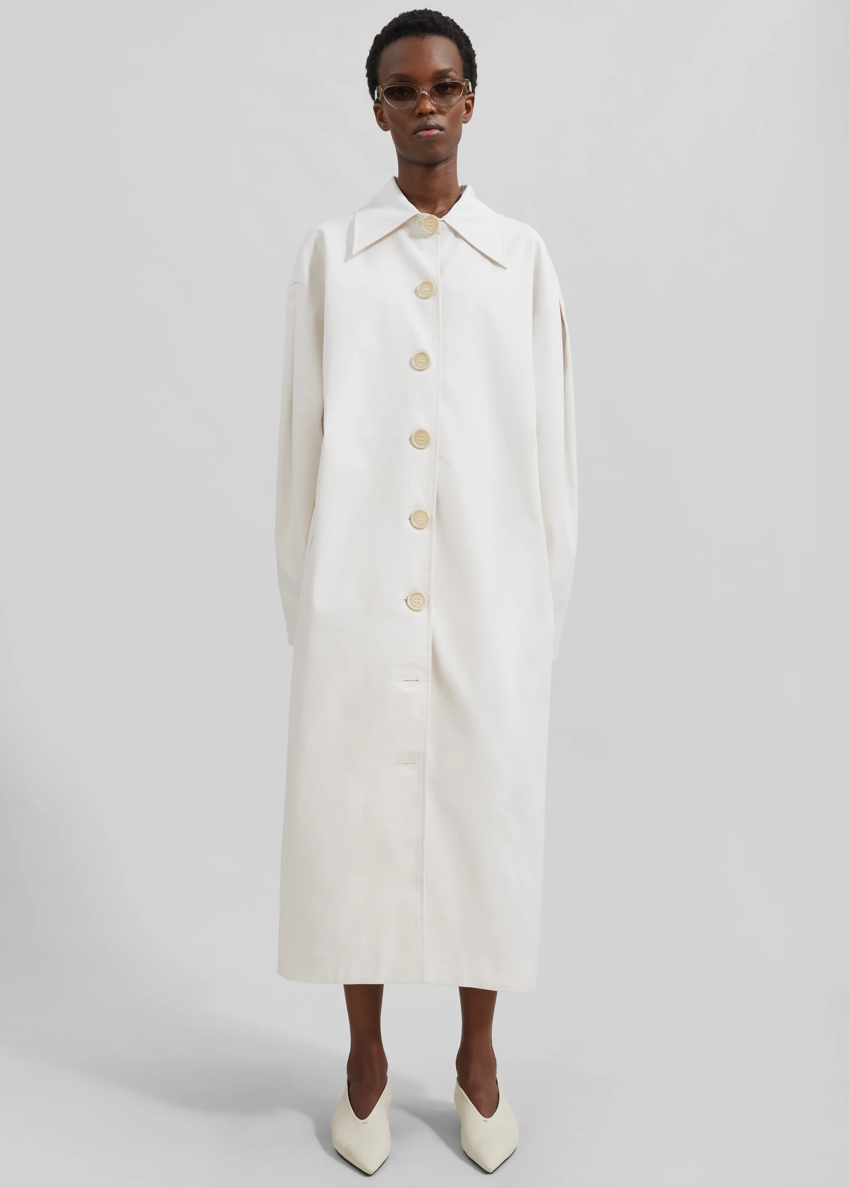 Callyn Trench Coat - Light Beige - Image 7