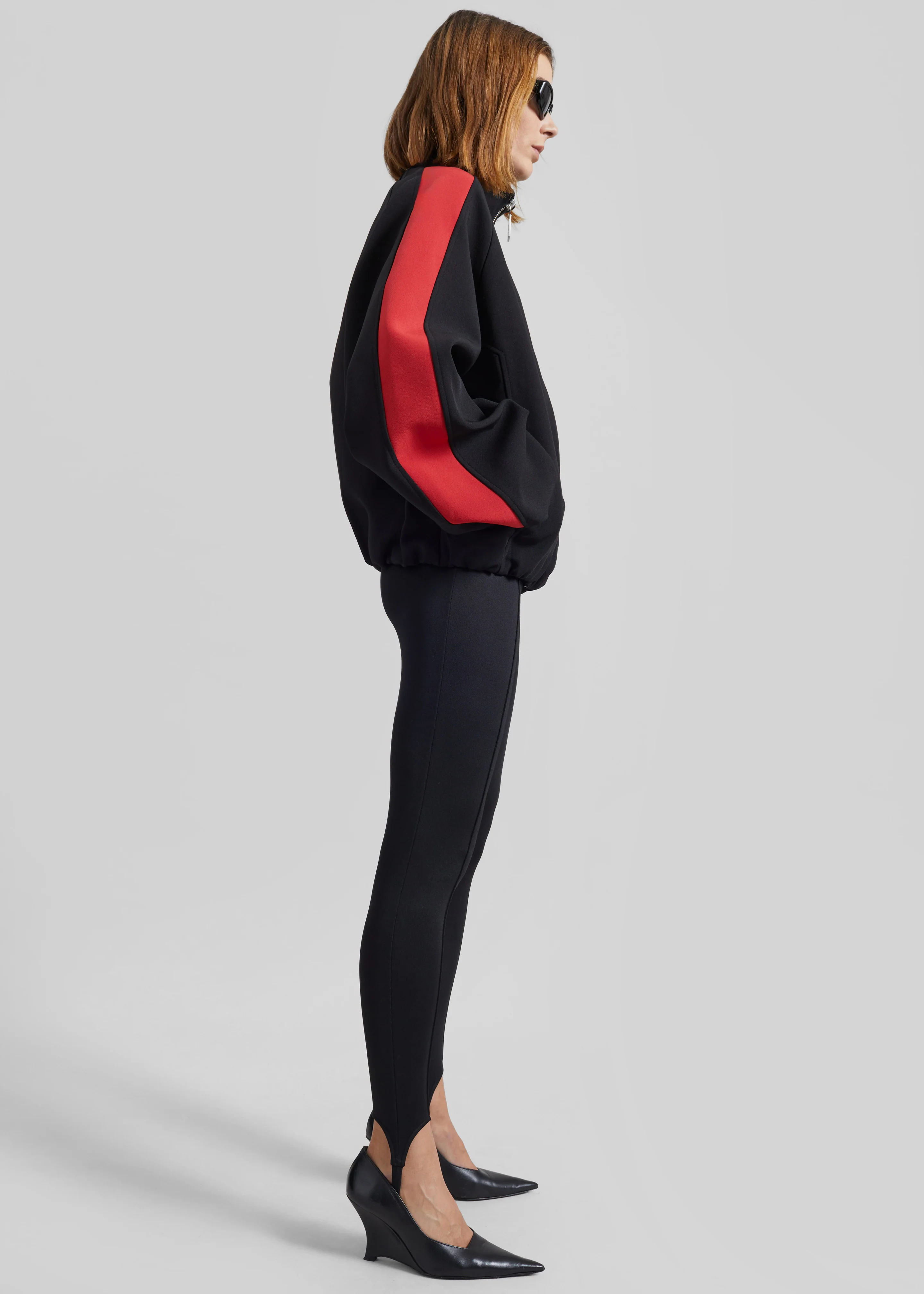 Caserta Stirrup Leggings - Black - Image 6