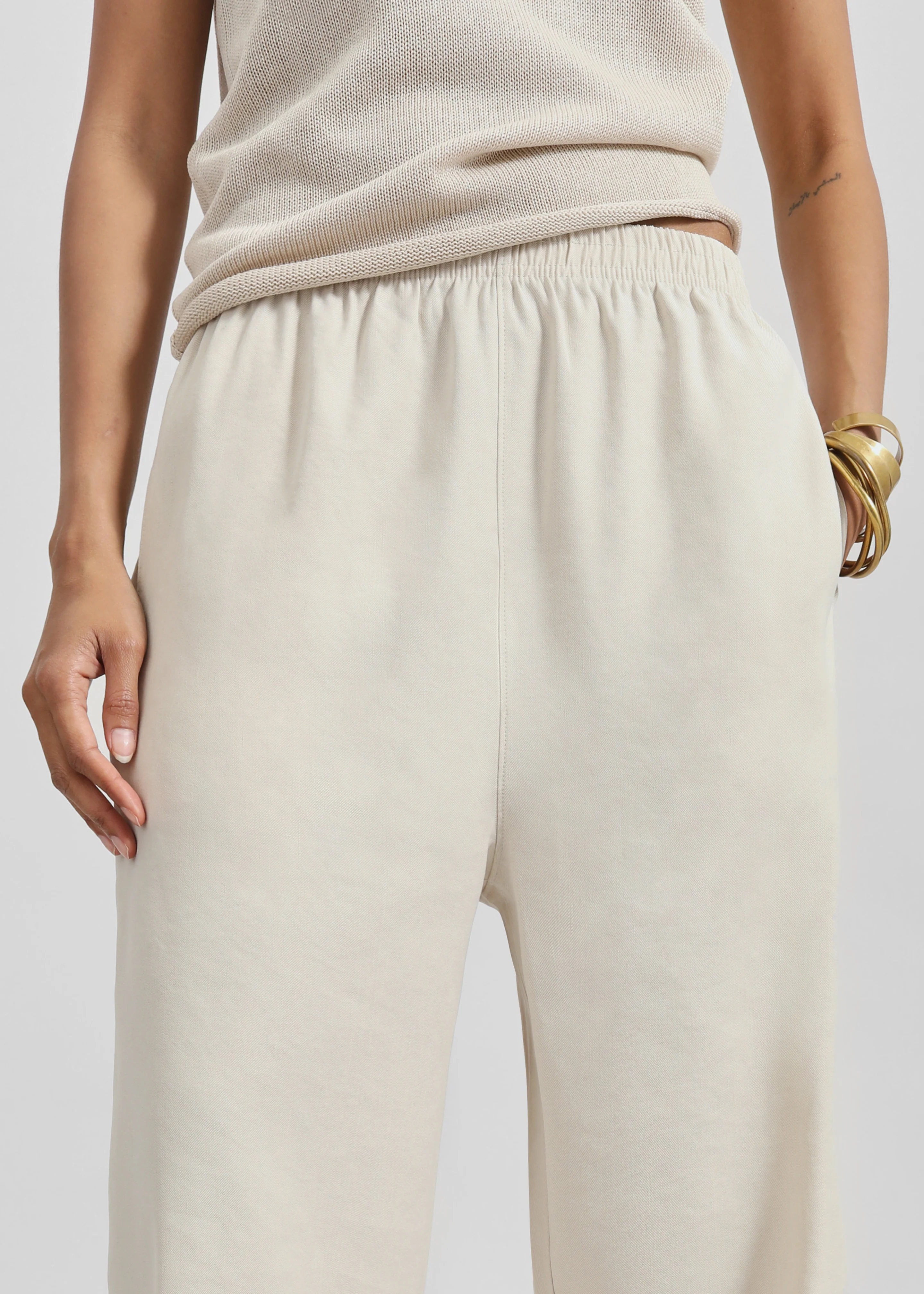 Cavert Linen Pants - Sand - Image 3