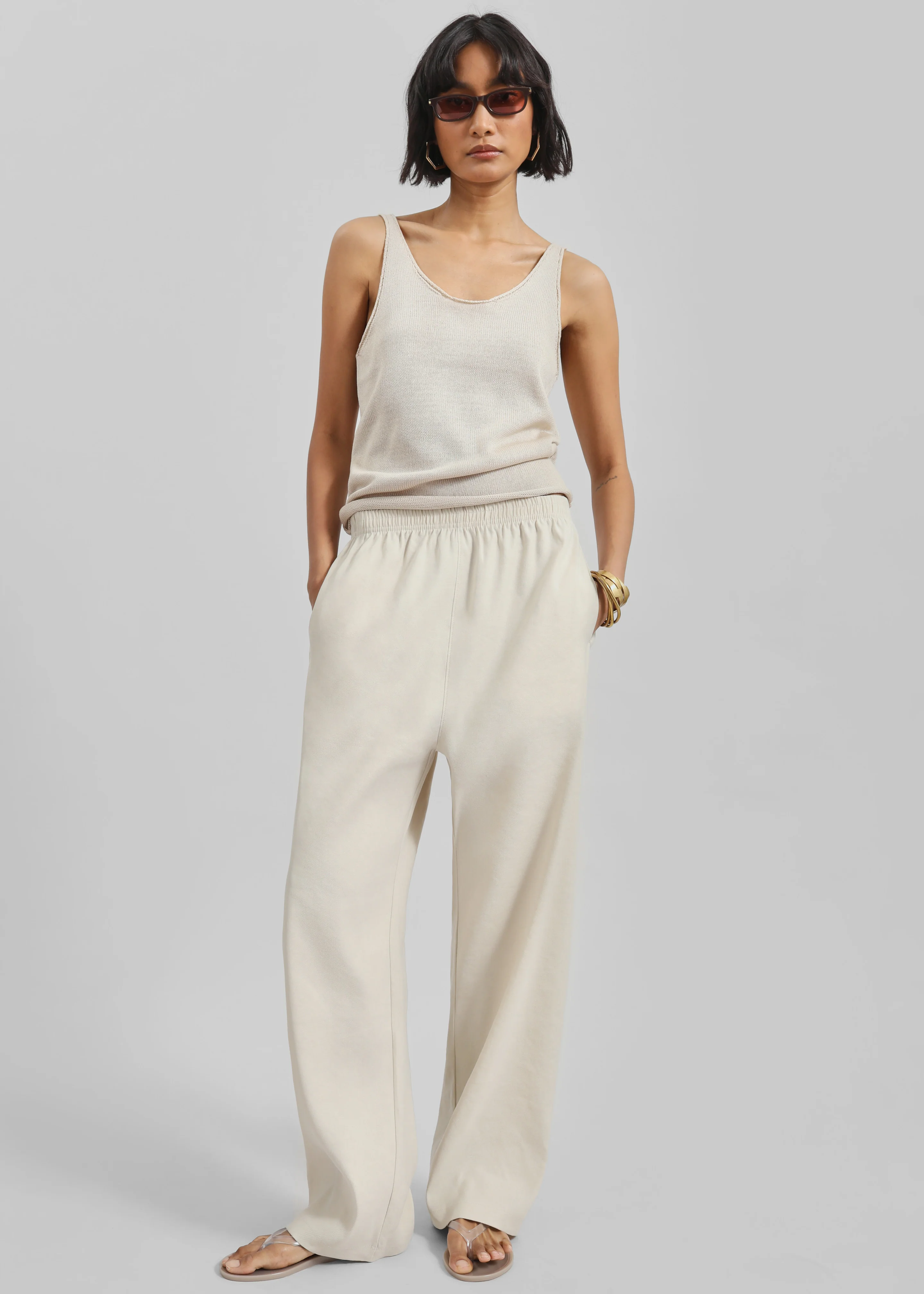 Cavert Linen Pants - Sand - Image 6