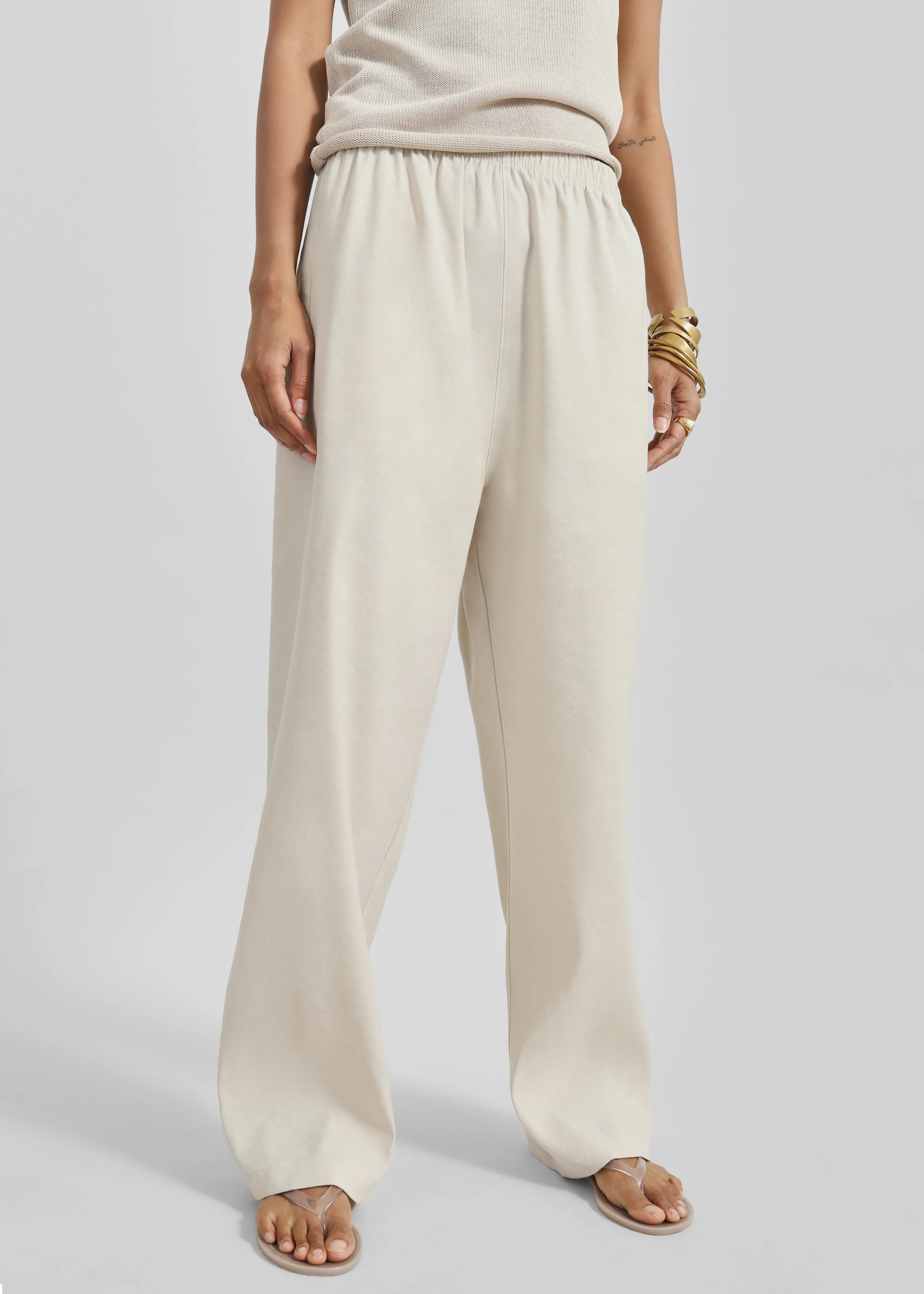 Cavert Linen Pants - Sand - Image 7