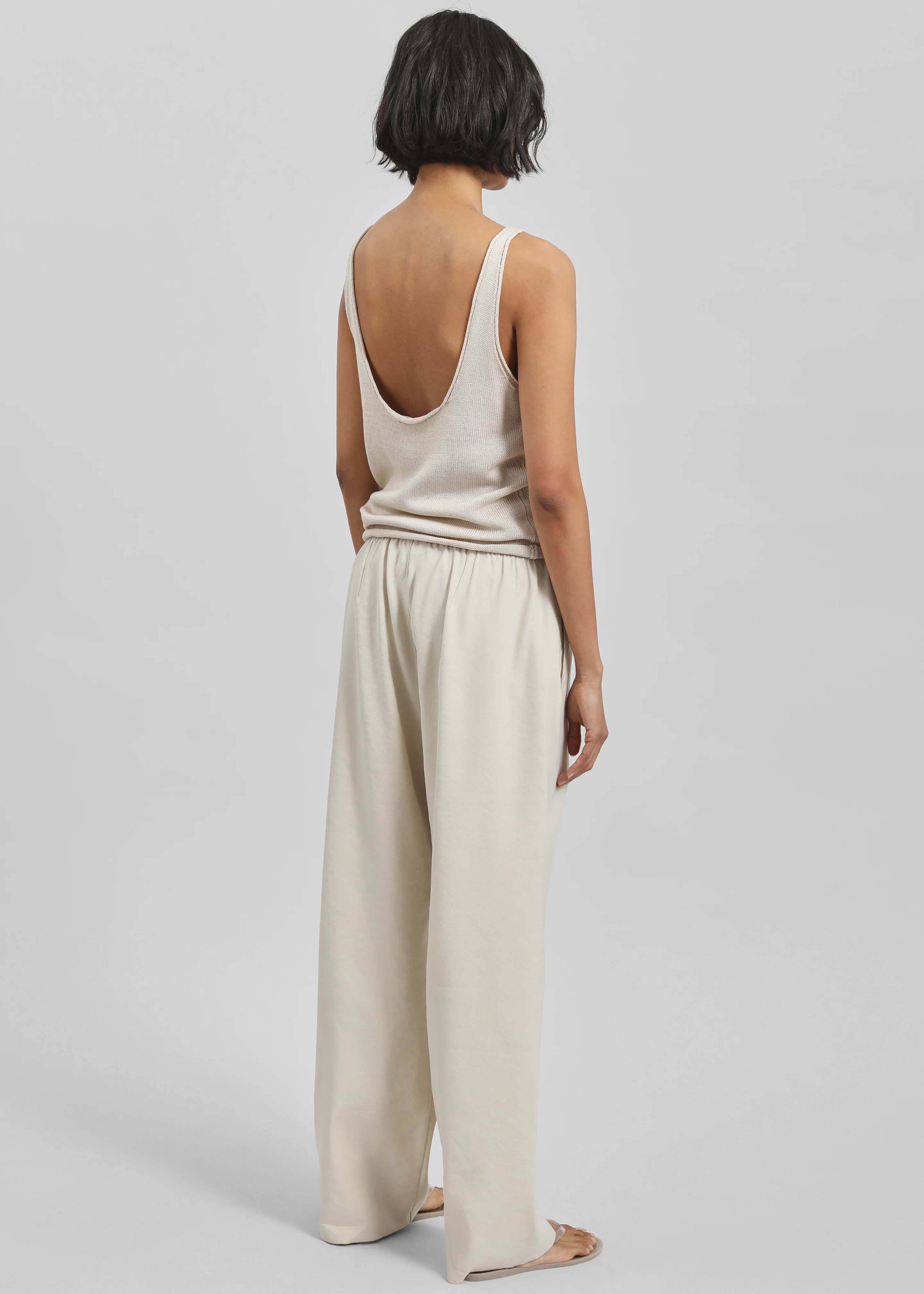 Cavert Linen Pants - Sand - Image 8