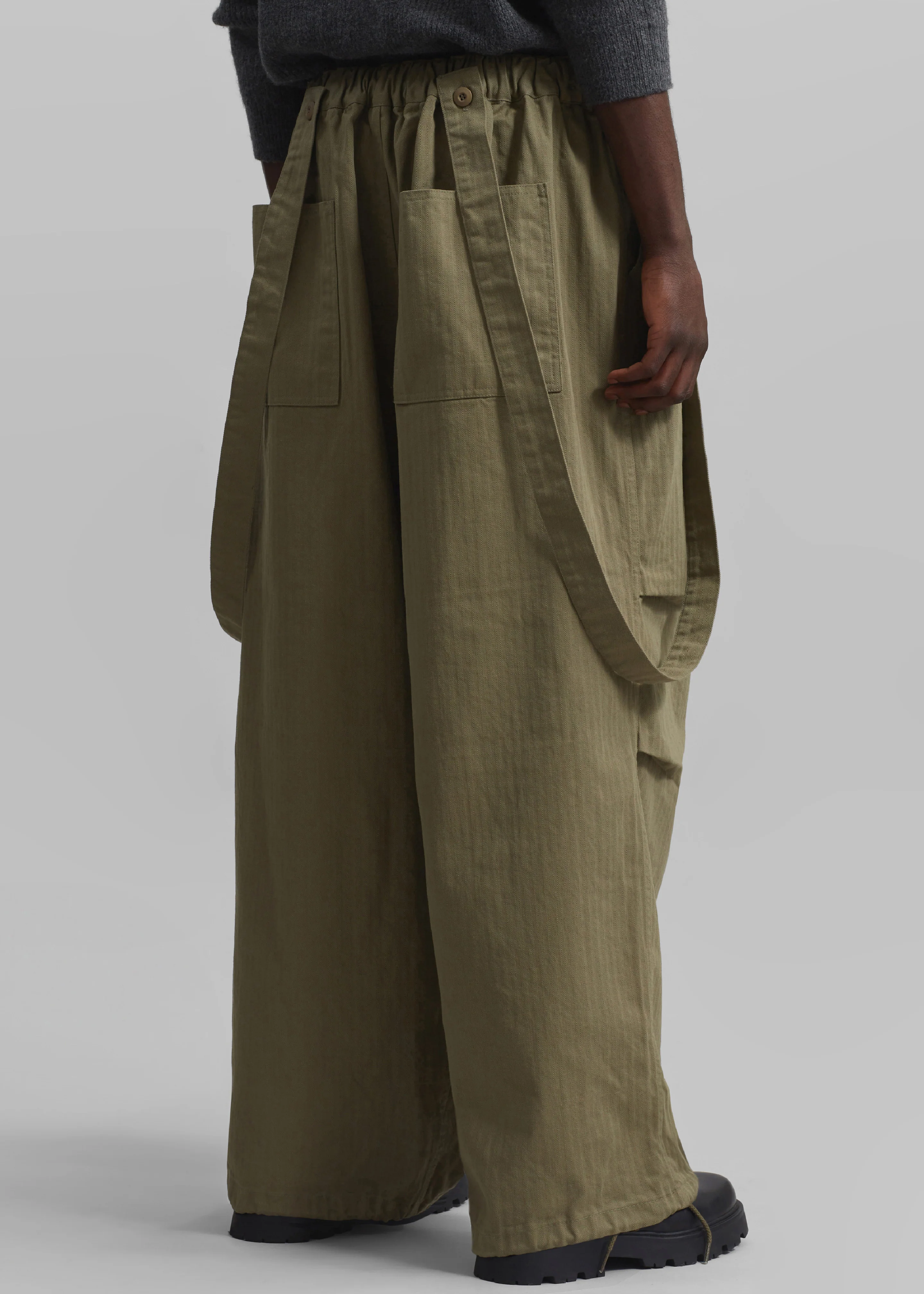 Chard Balloon Pants - Khaki - Image 7