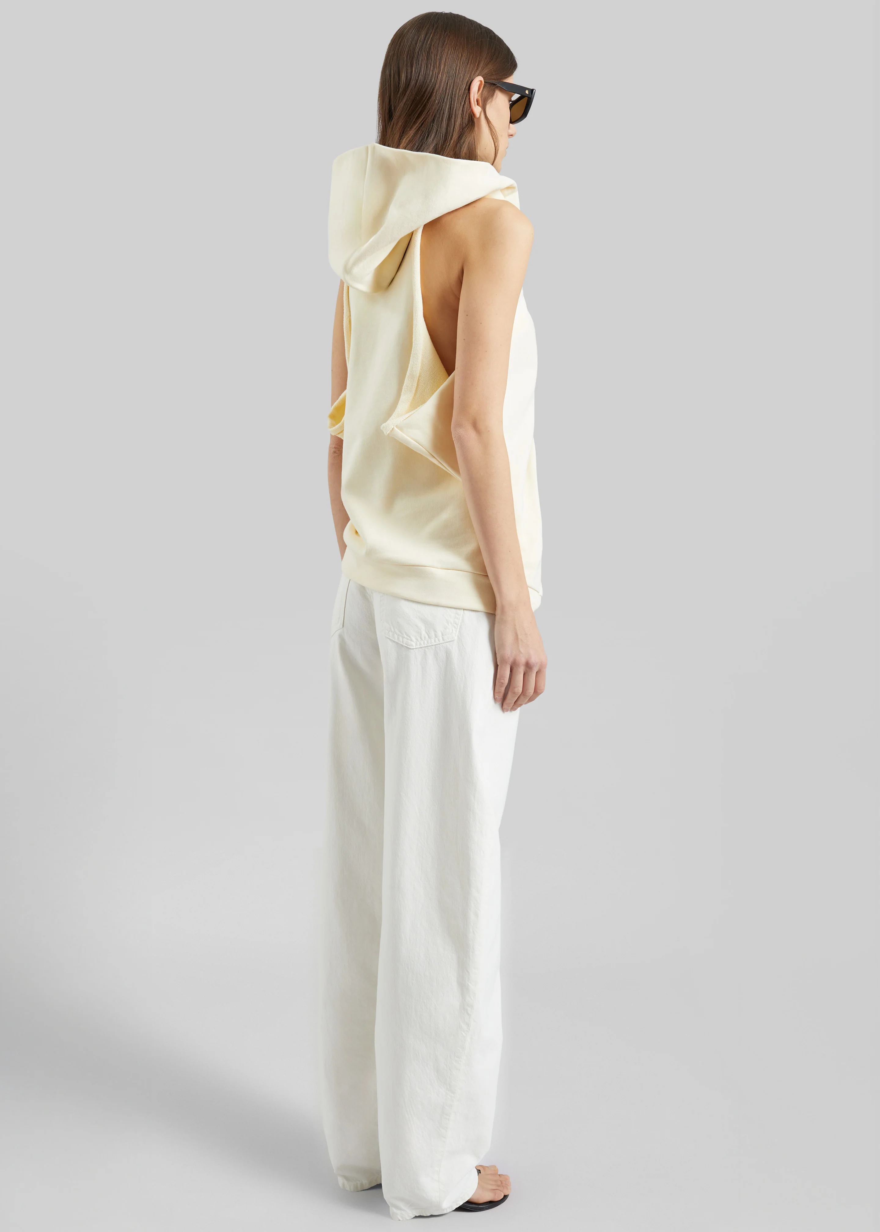 Christopher Esber Archie Hooded Top - Butter - Image 6