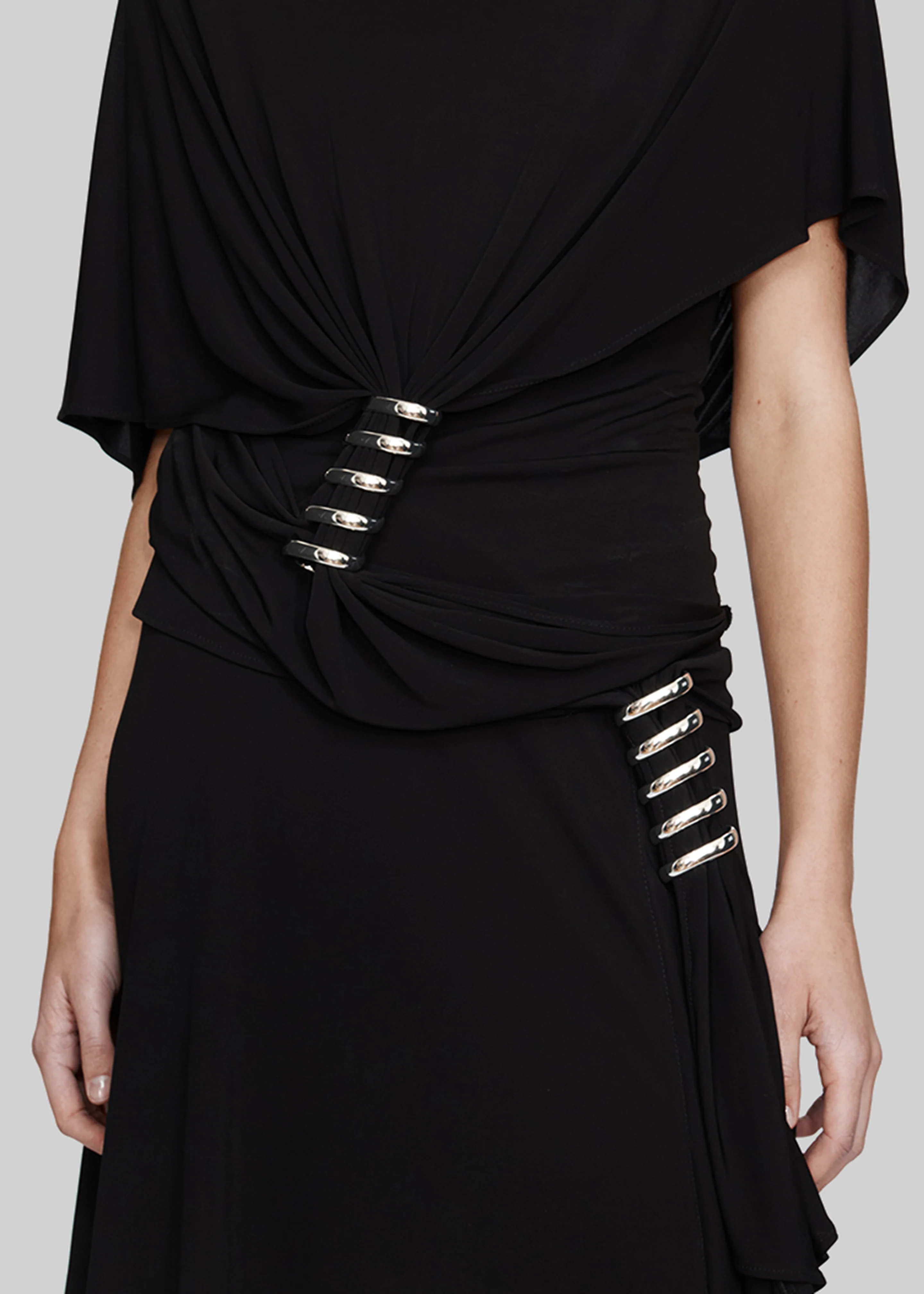Christopher Esber Coiled Jersey Skirt - Black - Image 3