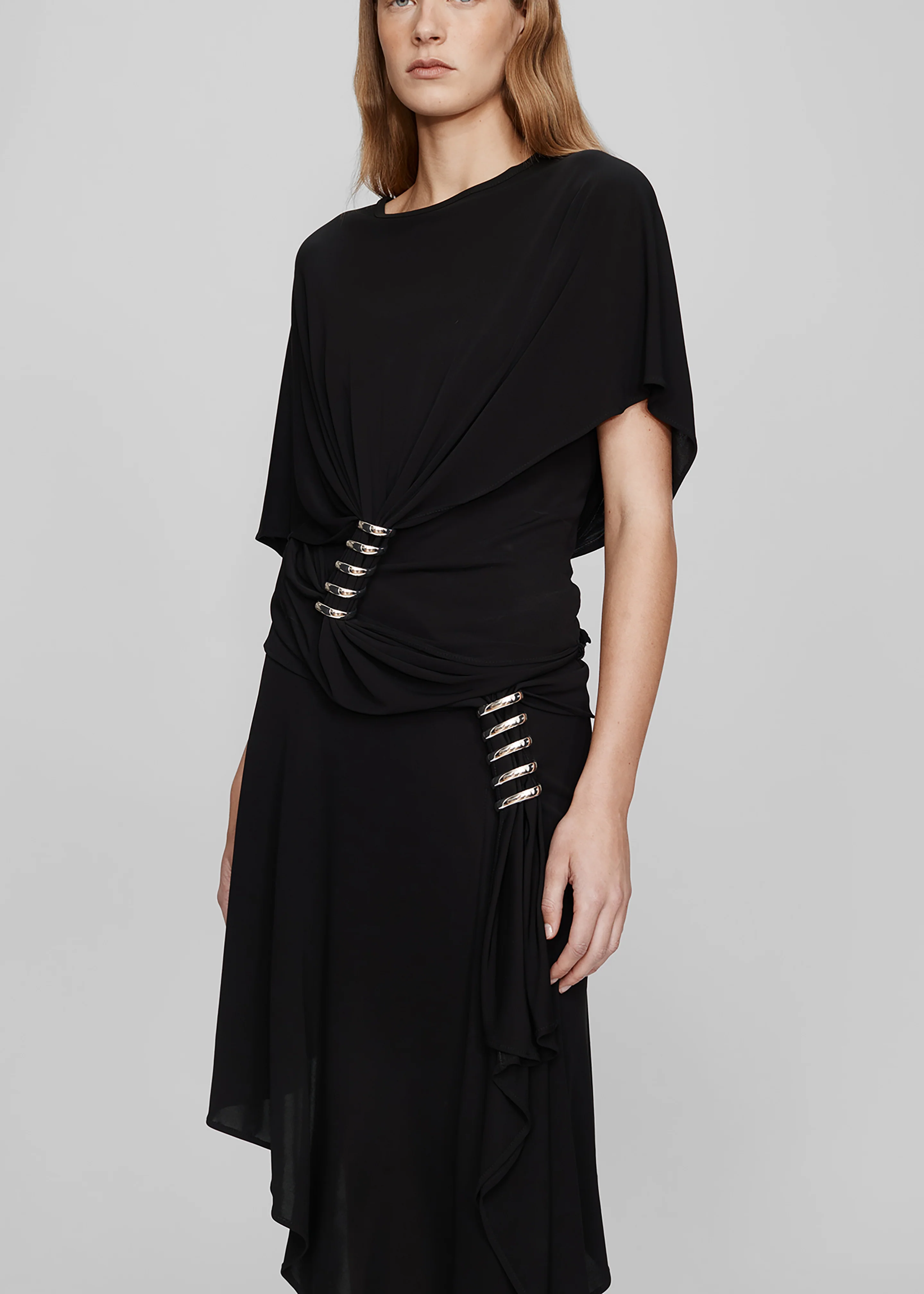 Christopher Esber Coiled Jersey Skirt - Black - Image 4
