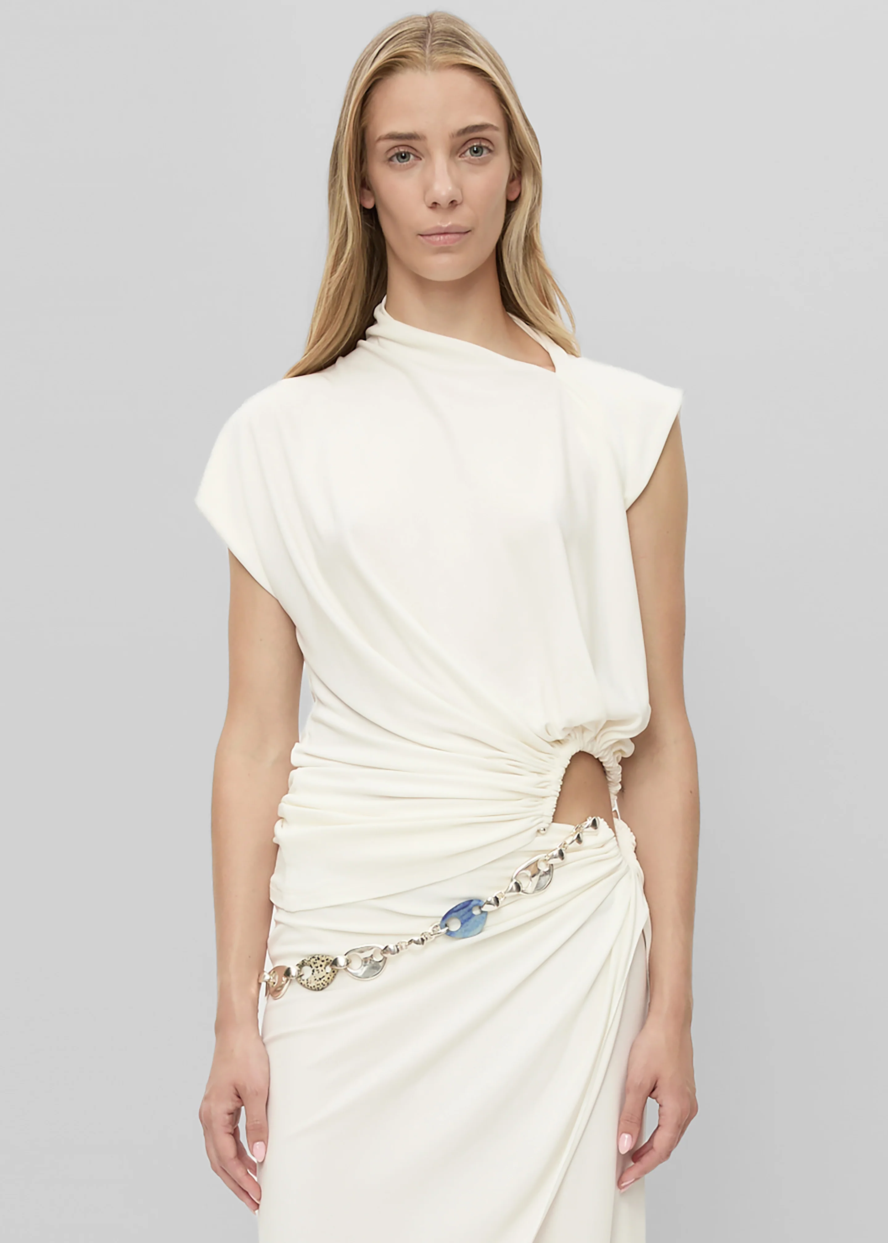 Christopher Esber Manto Jersey Tee - White