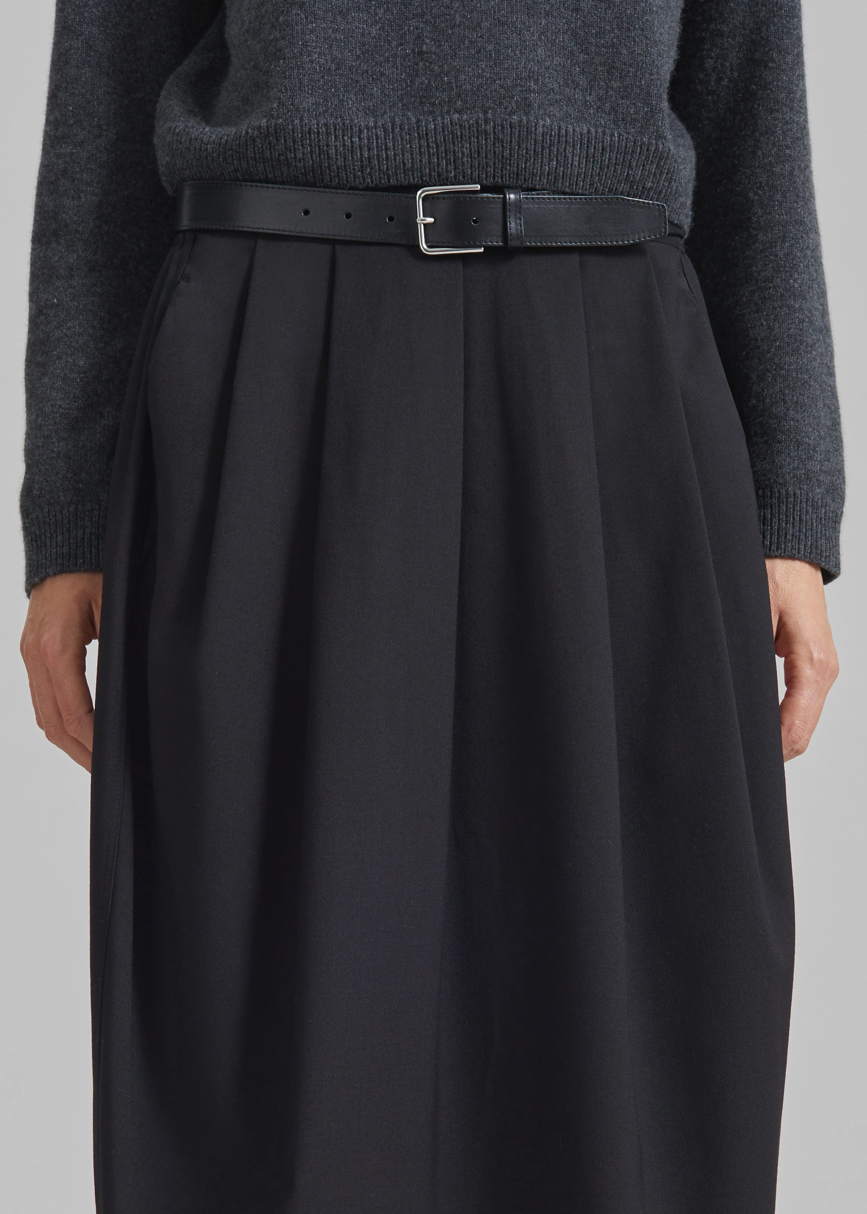 Claremont Cocoon Skirt - Black - Image 3