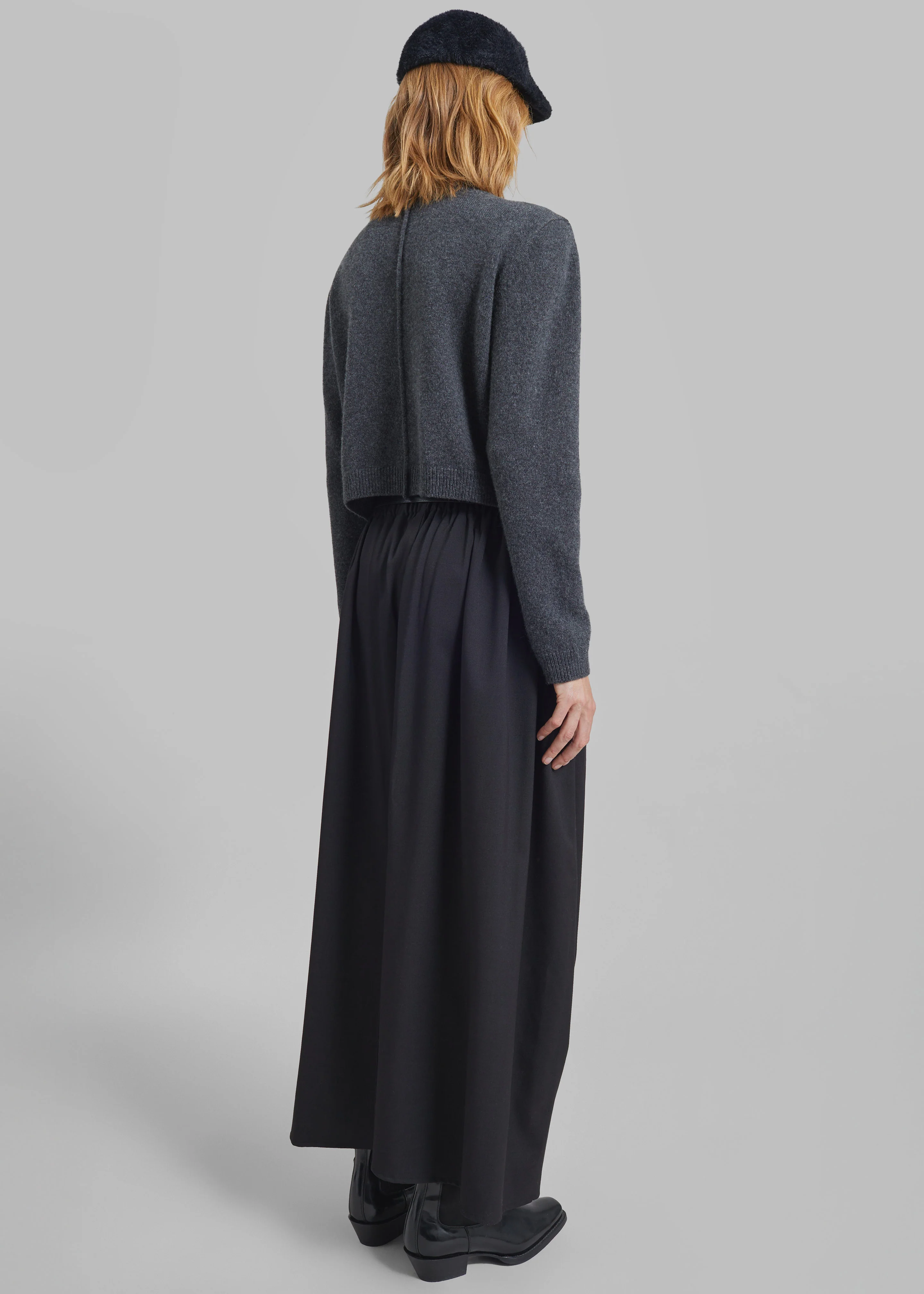 Claremont Cocoon Skirt - Black - Image 6