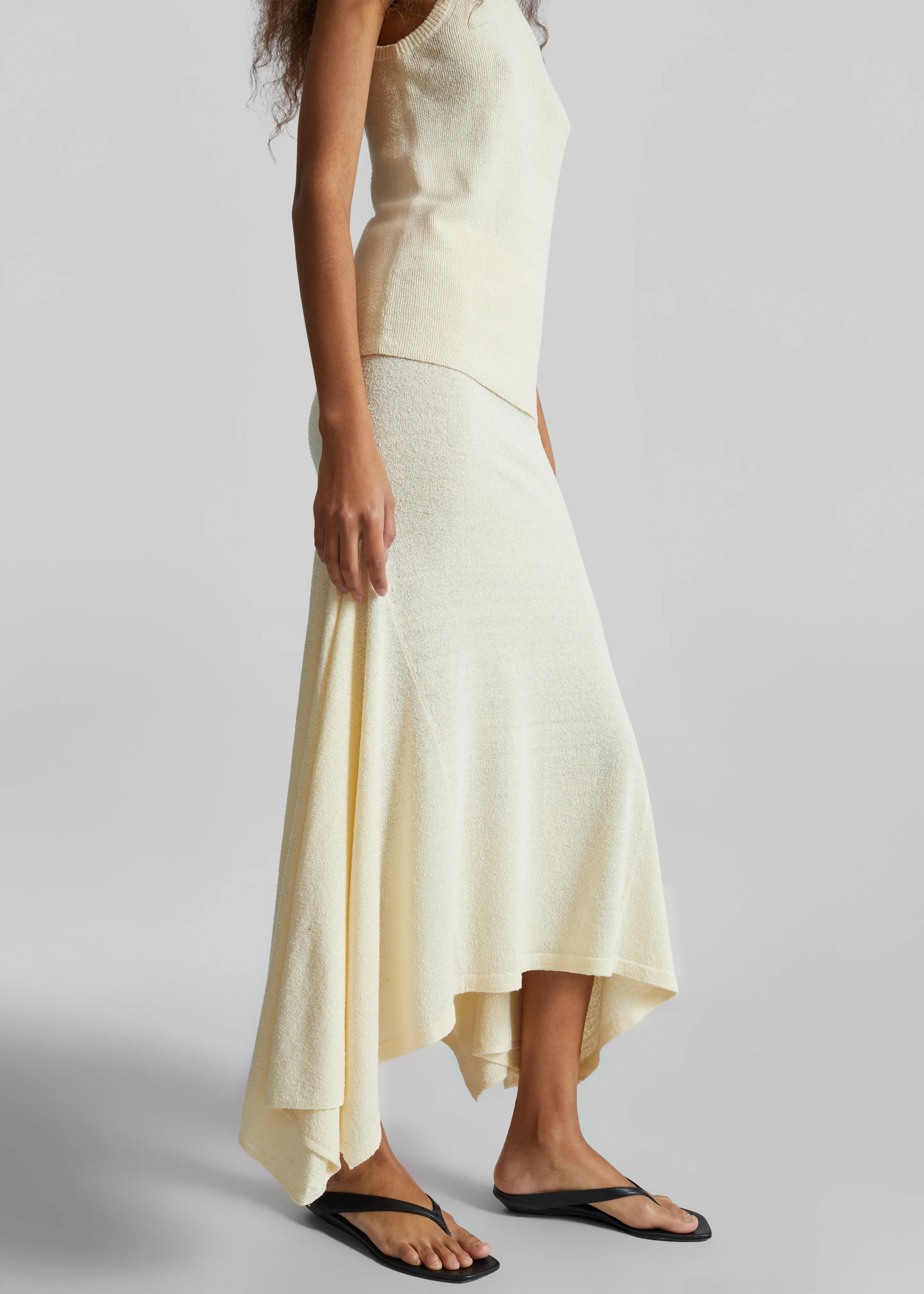 CO Knit Skirt - Cream - Image 2