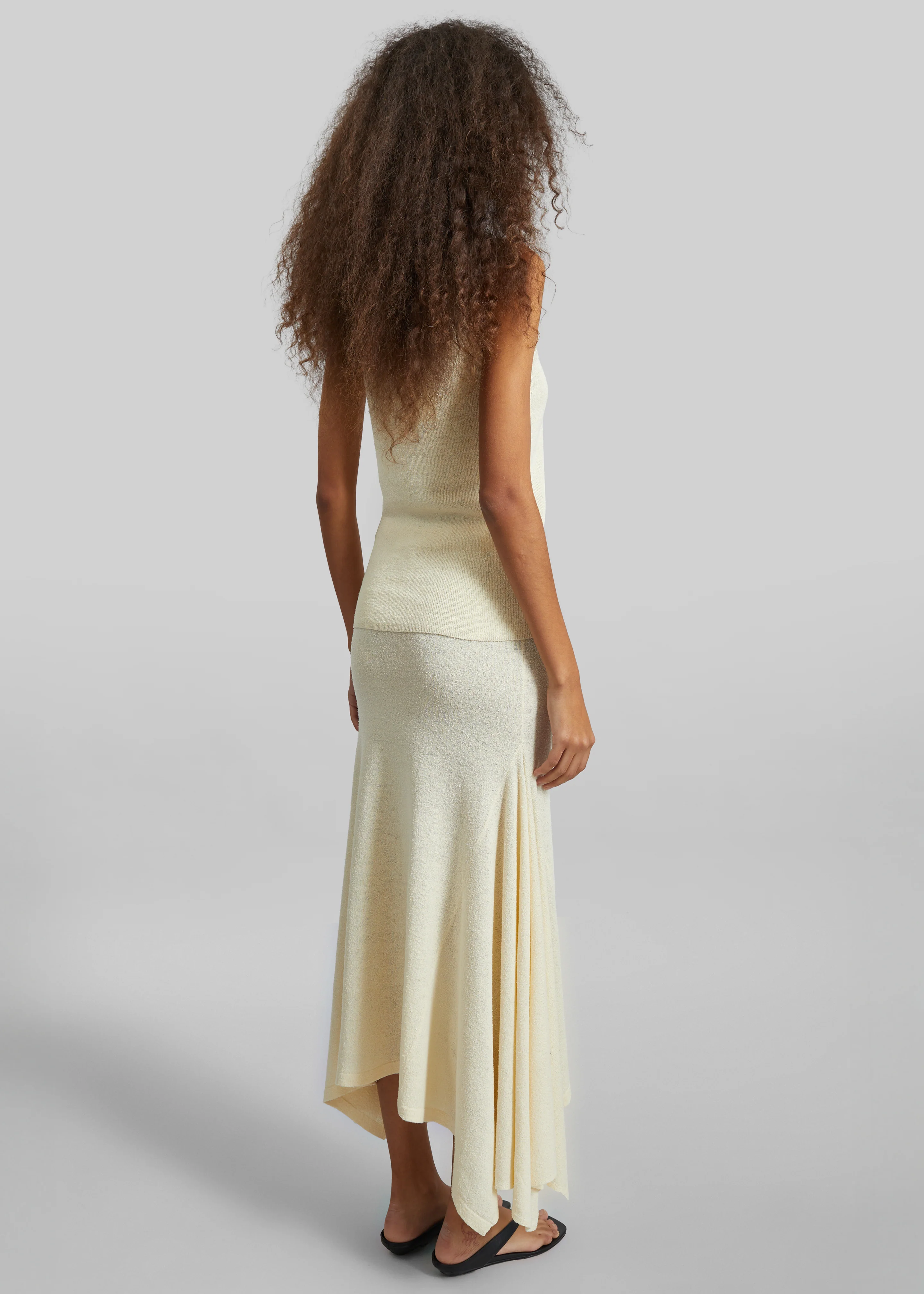 CO Knit Skirt - Cream - Image 6