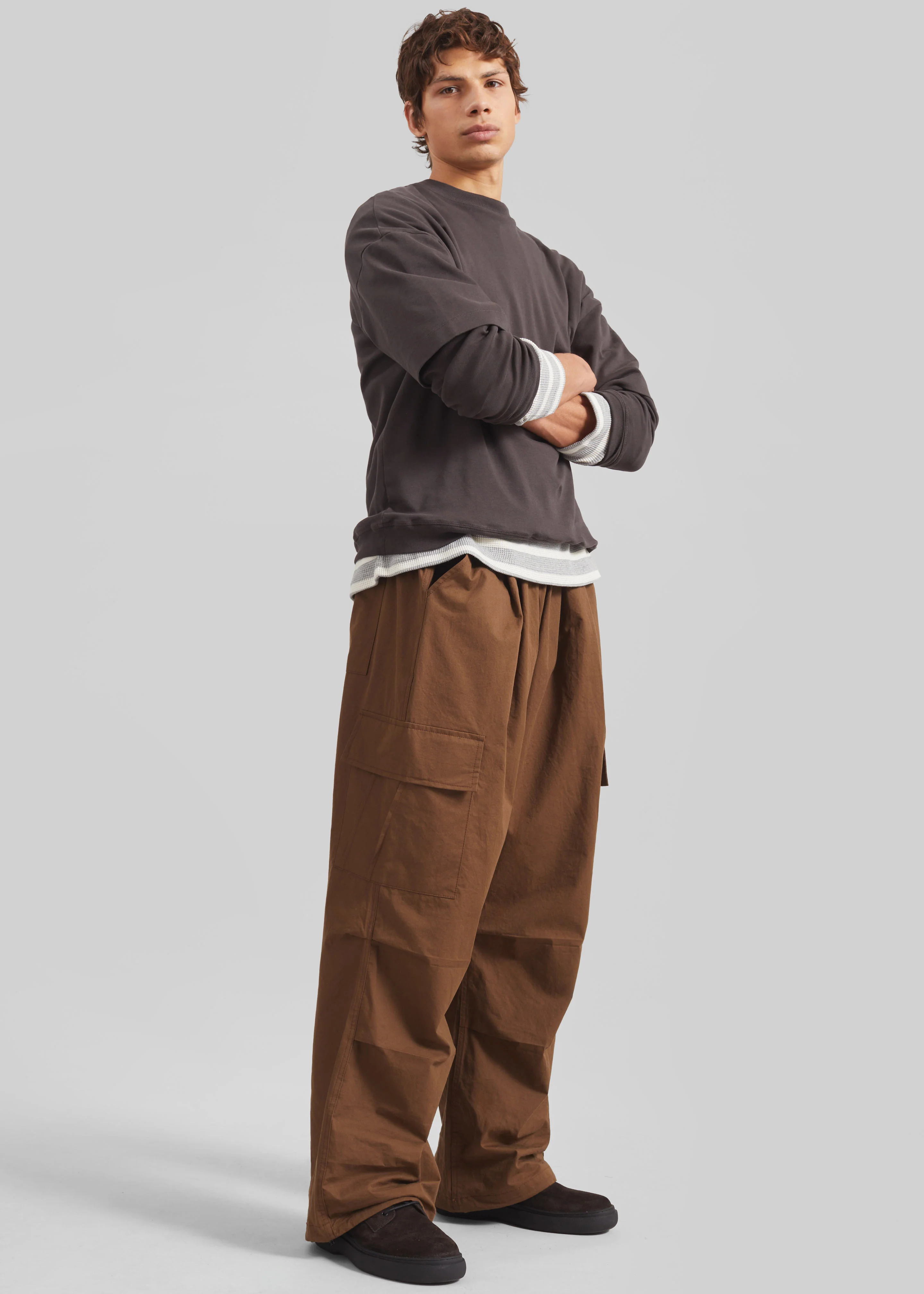 Cobourg Cargo Pants - Brown - Image 3