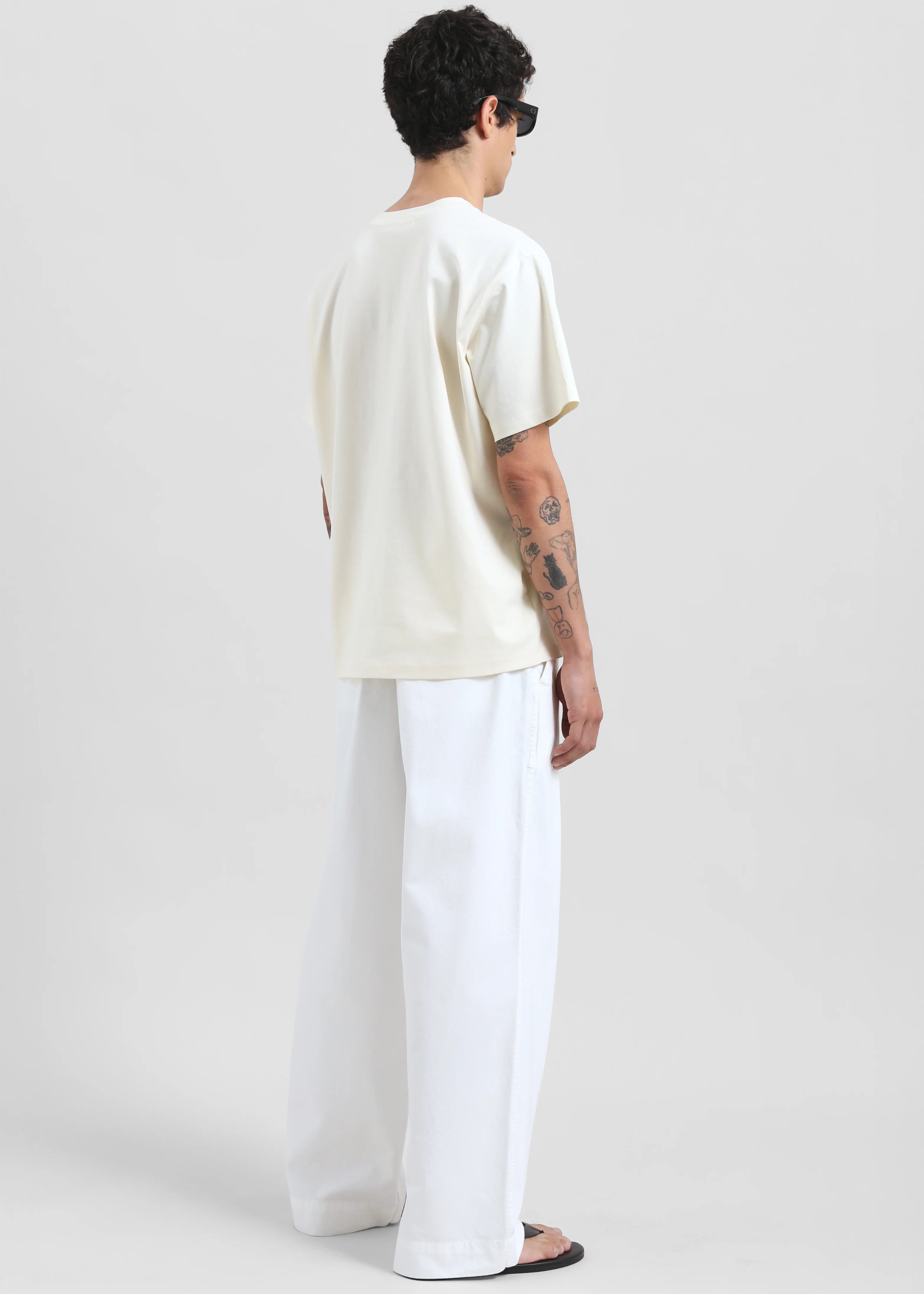 Colebee Soft Jersey T-Shirt - Cream - Image 5