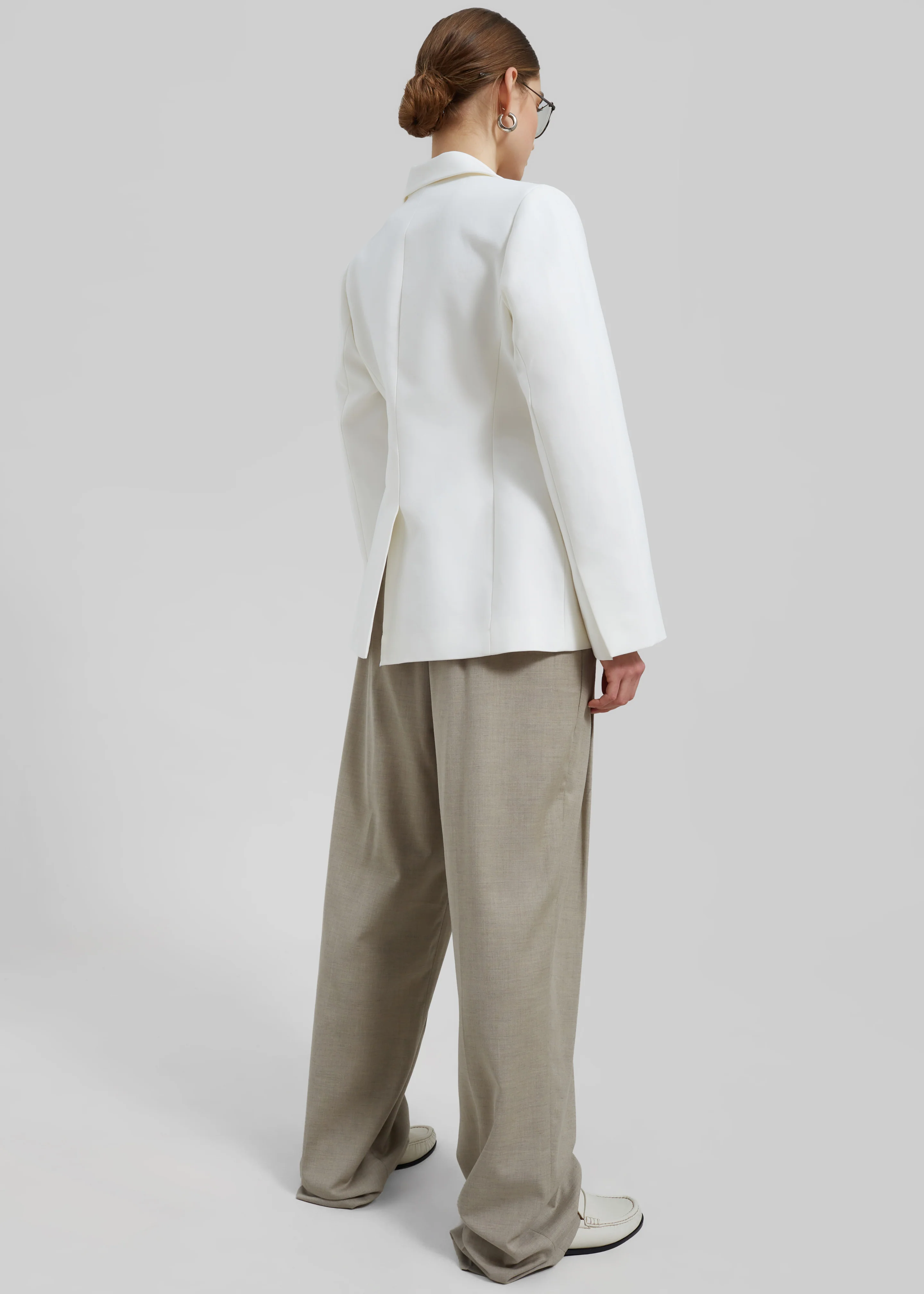 Colette Hourglass Blazer - White - Image 6