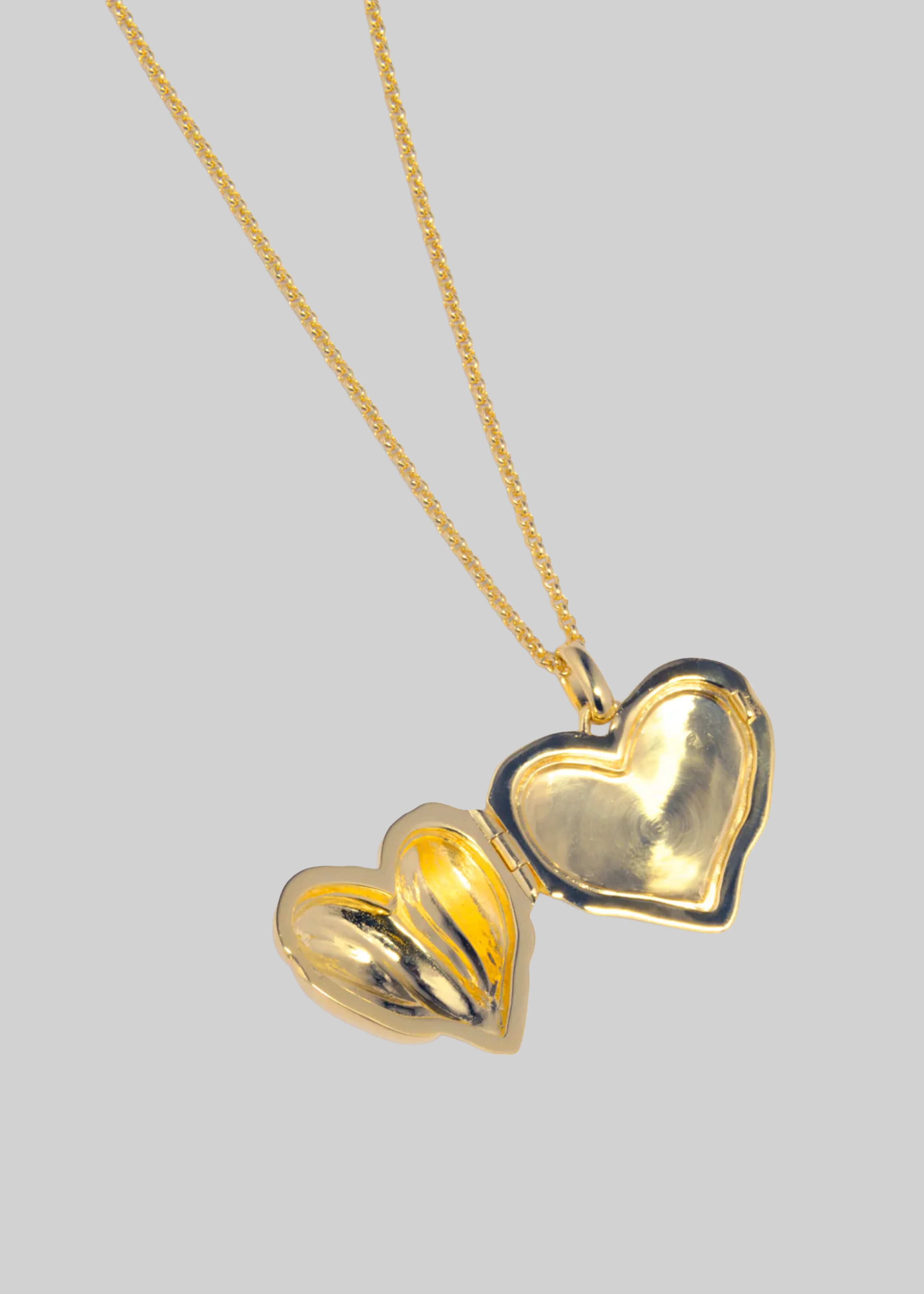Completedworks Heart Locket Necklace - Gold - Image 3