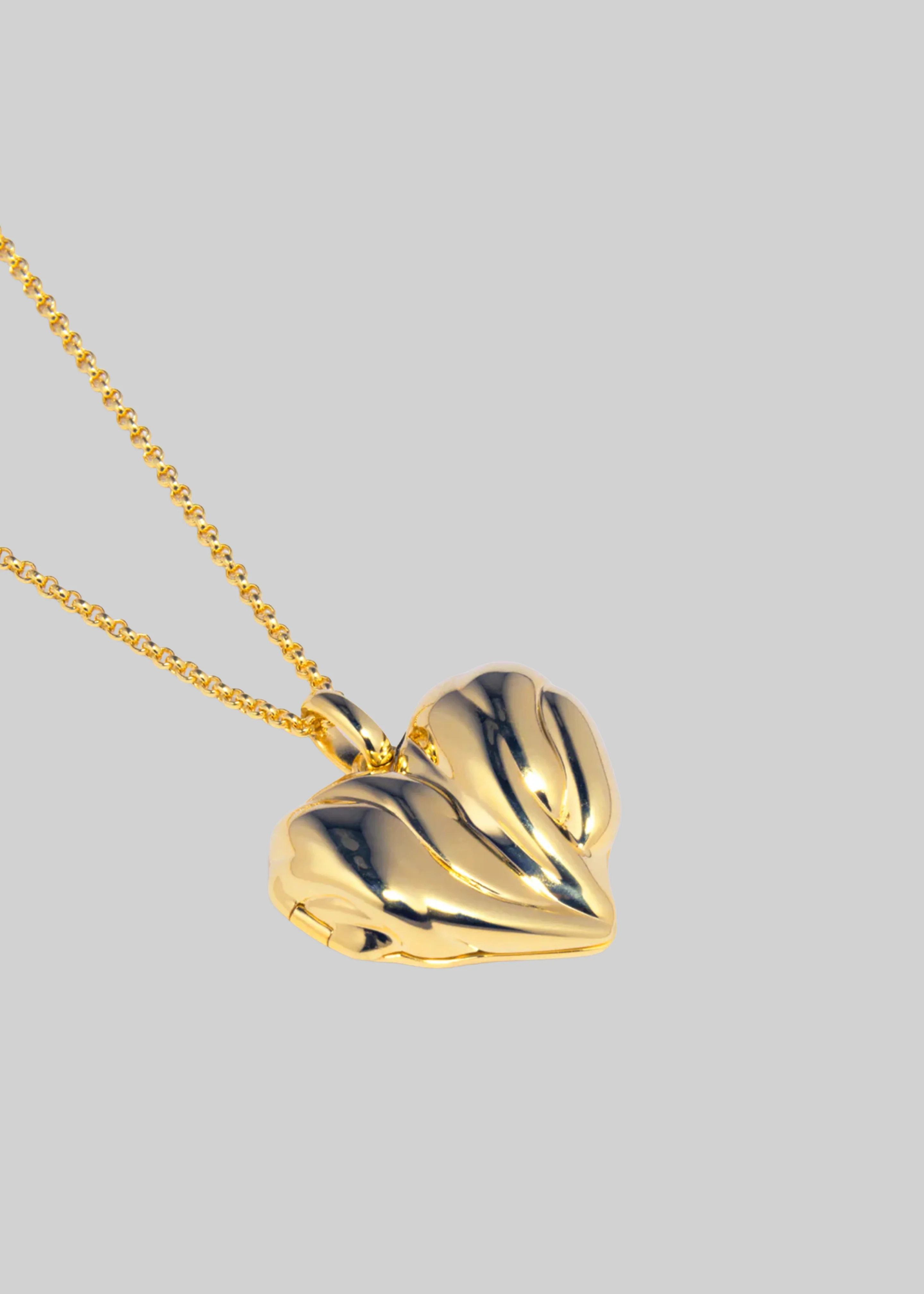 Completedworks Heart Locket Necklace - Gold - Image 4