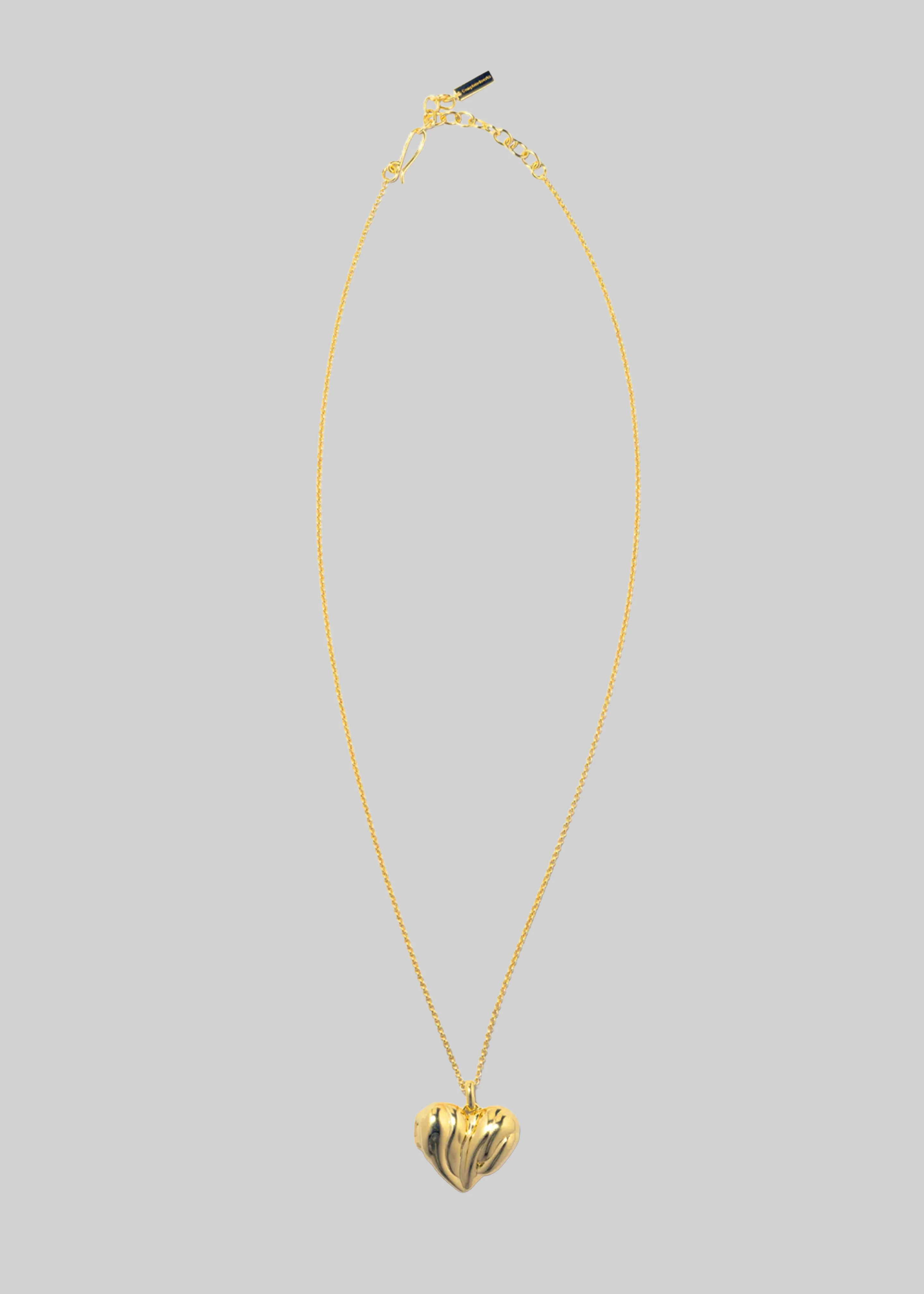 Completedworks Heart Locket Necklace - Gold - Image 5