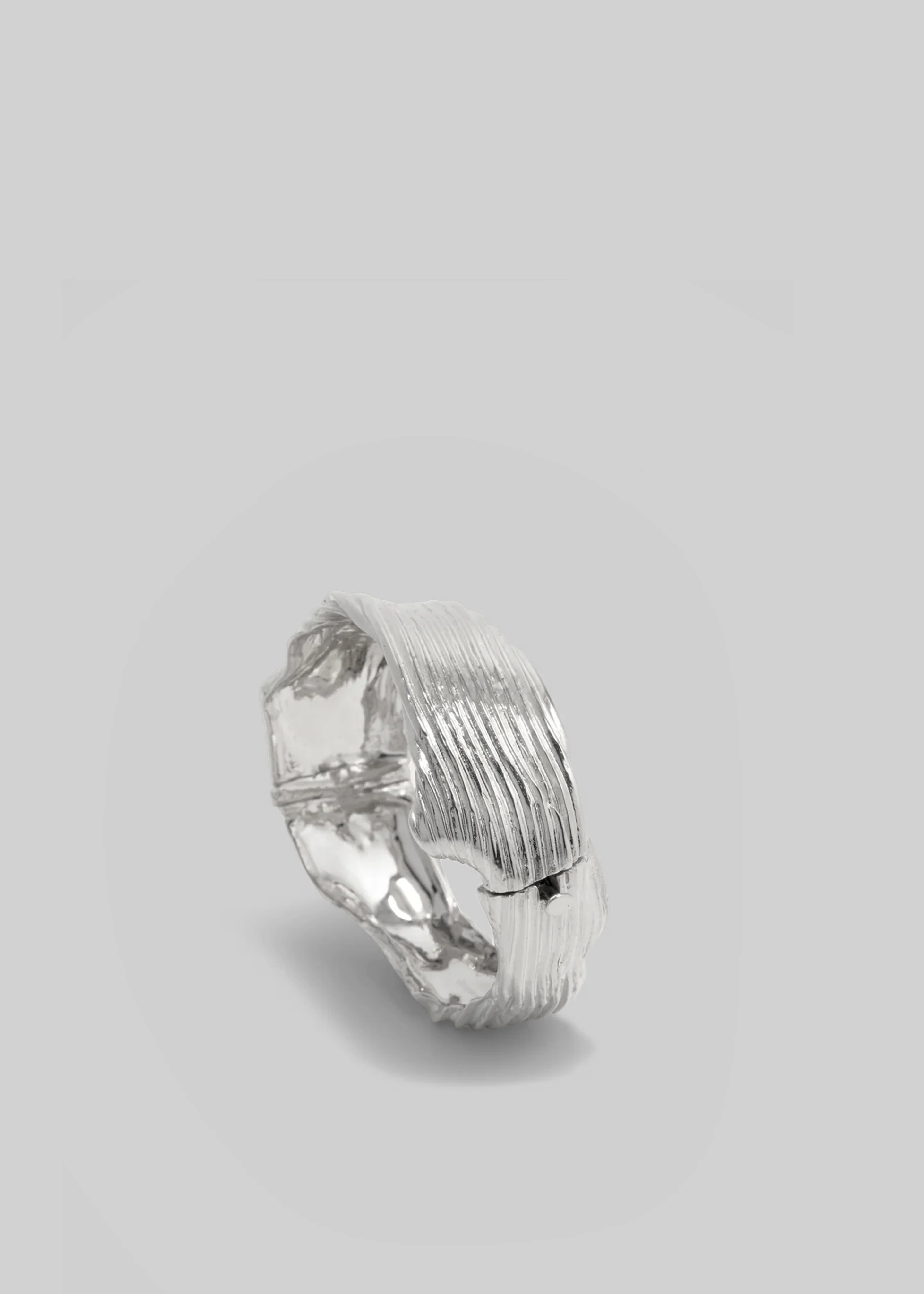 Completedworks Pleated Cuff - Silver - Image 4