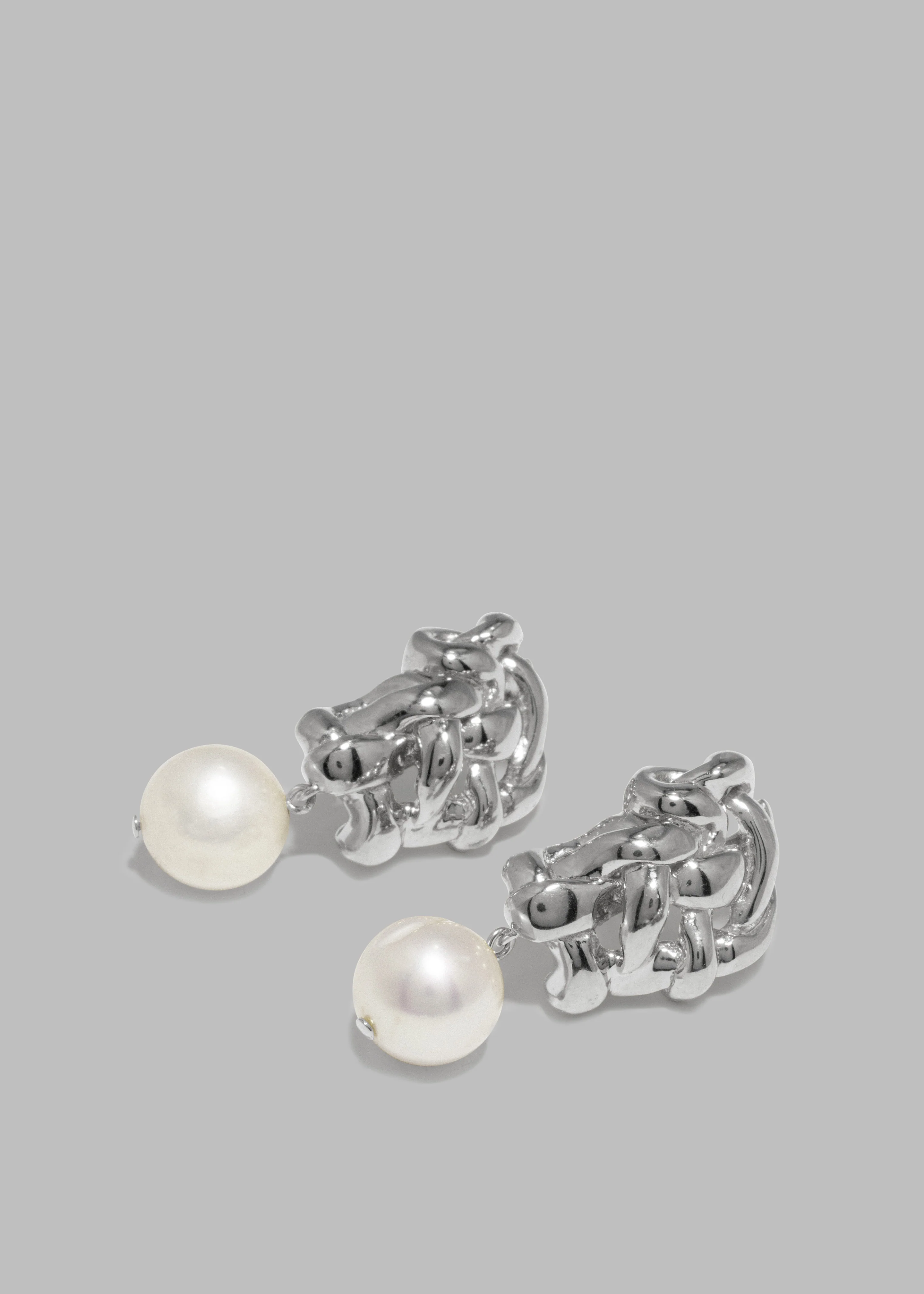 Completedworks The Paths of Memory Earrings - Pearl/Silver - Image 6
