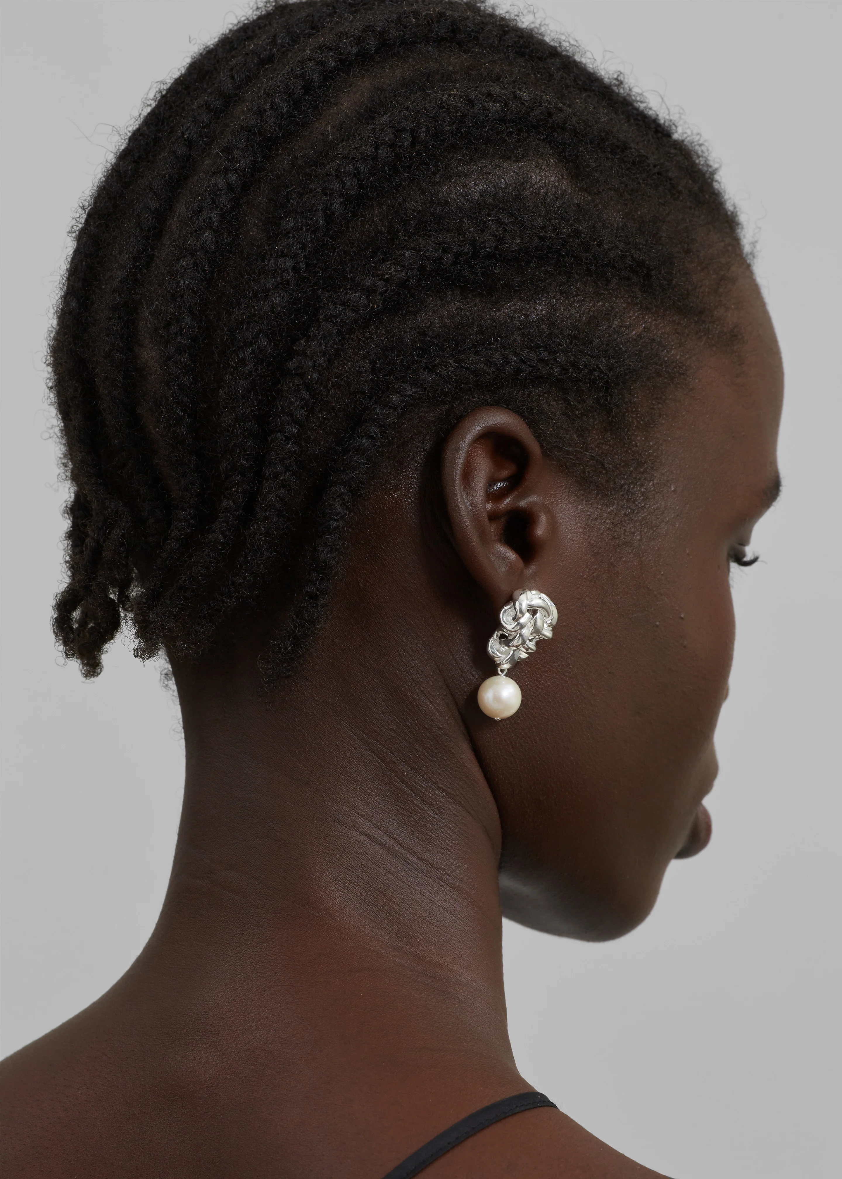 Completedworks The Paths of Memory Earrings - Pearl/Silver - Image 7