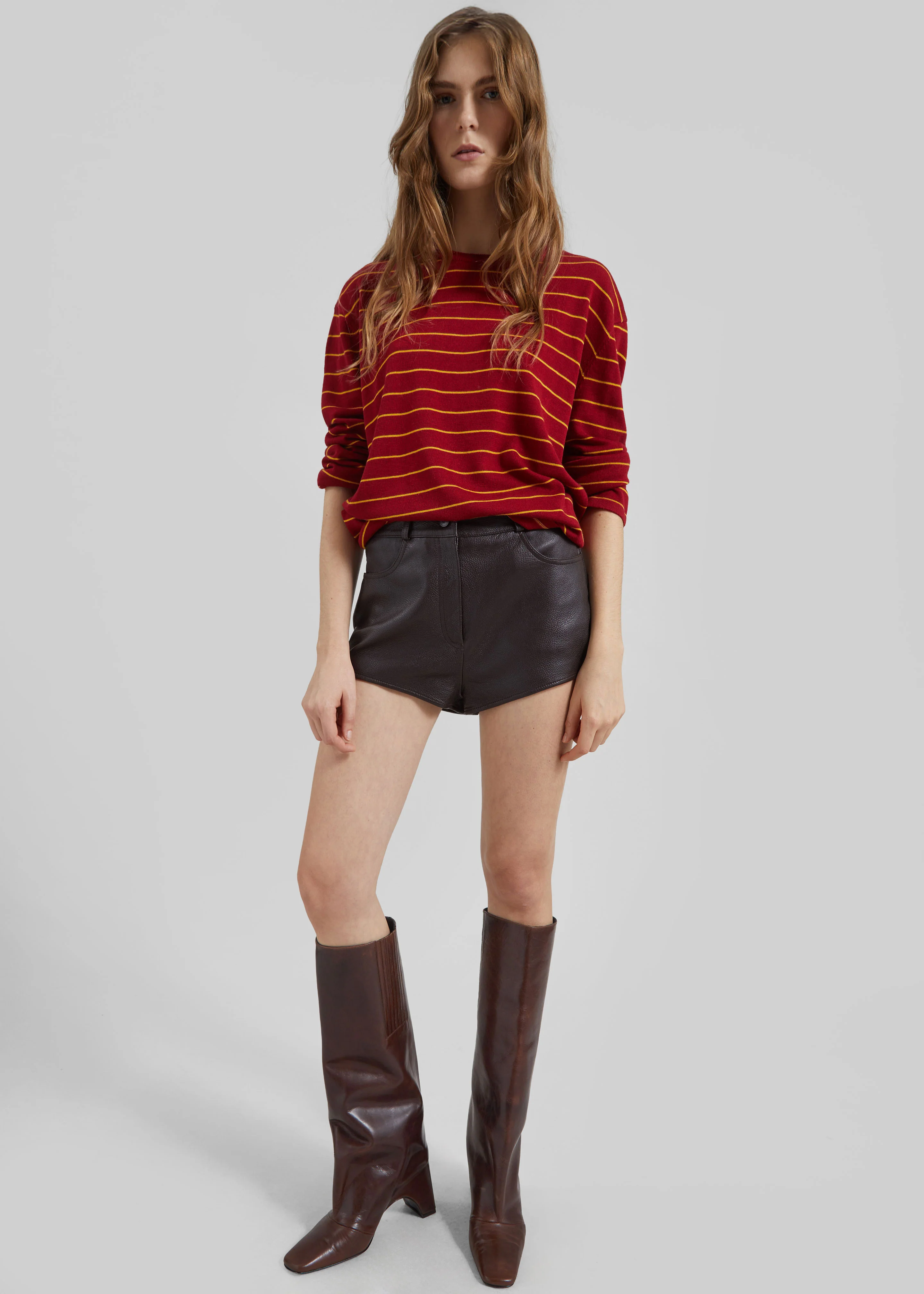 Coperni Bridge Boots - Dark Brown - Image 3