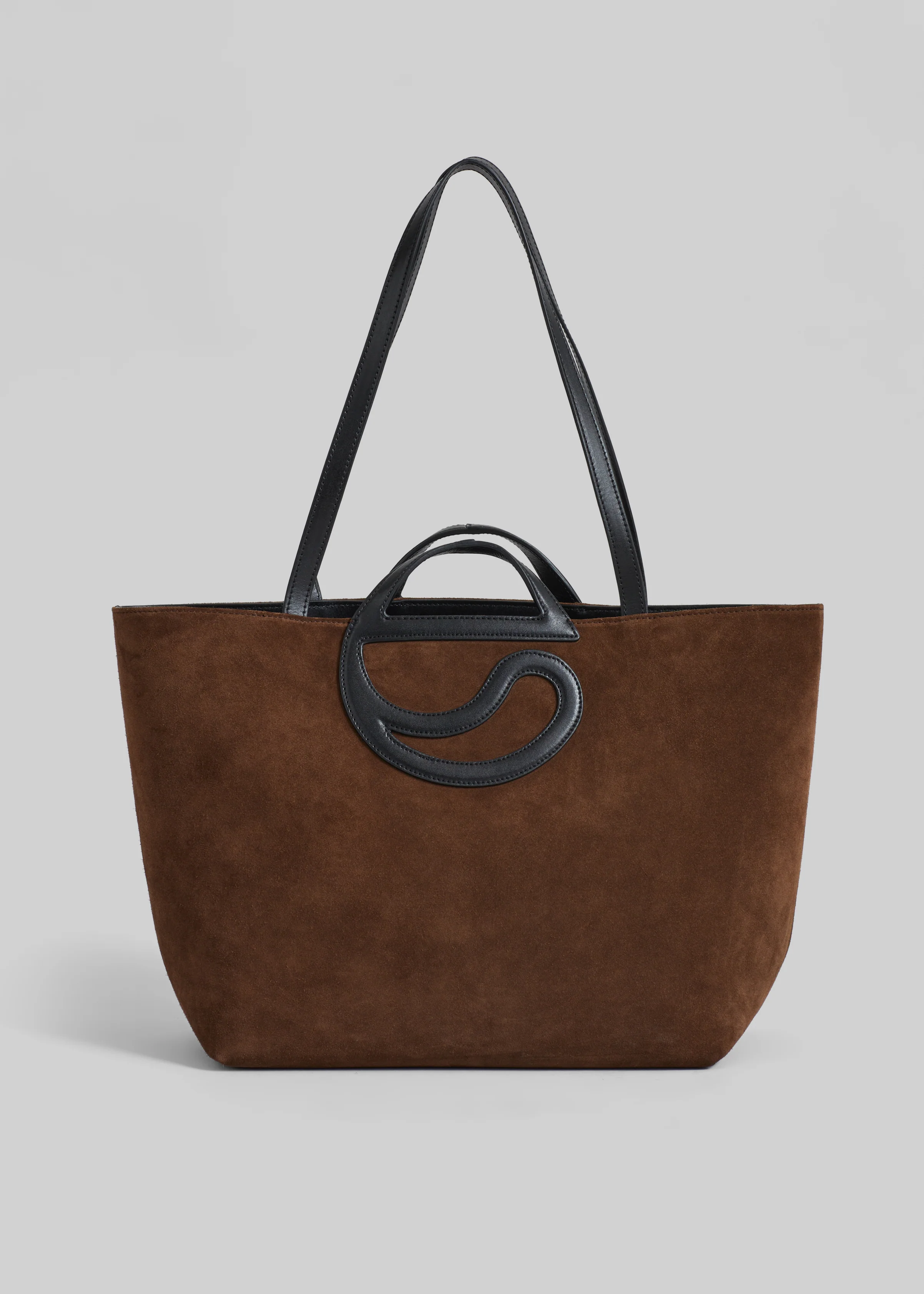 Coperni C Cabas Suede Bag - Brown