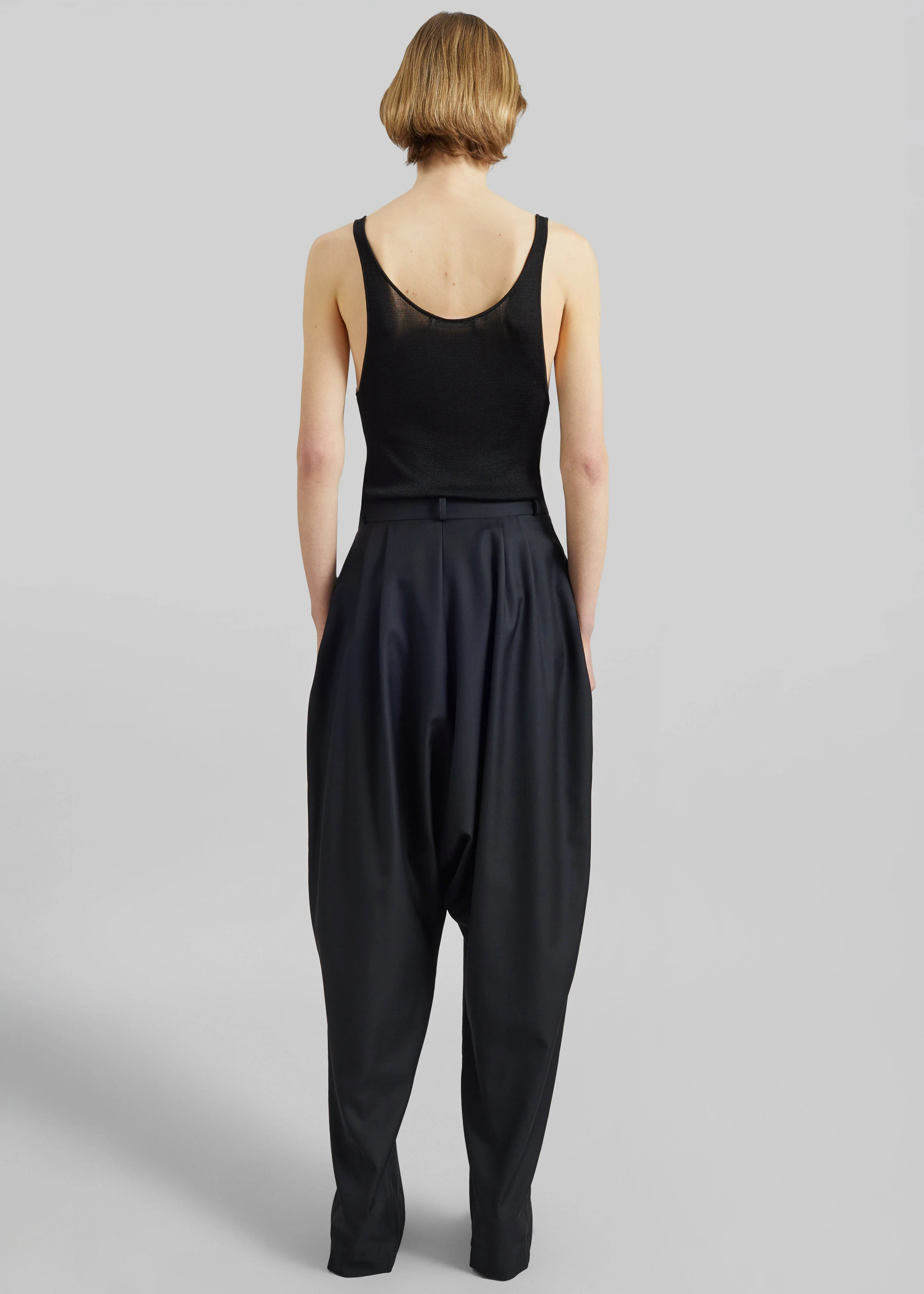 Coperni Double Zipped Sarouel Pants - Black - Image 7