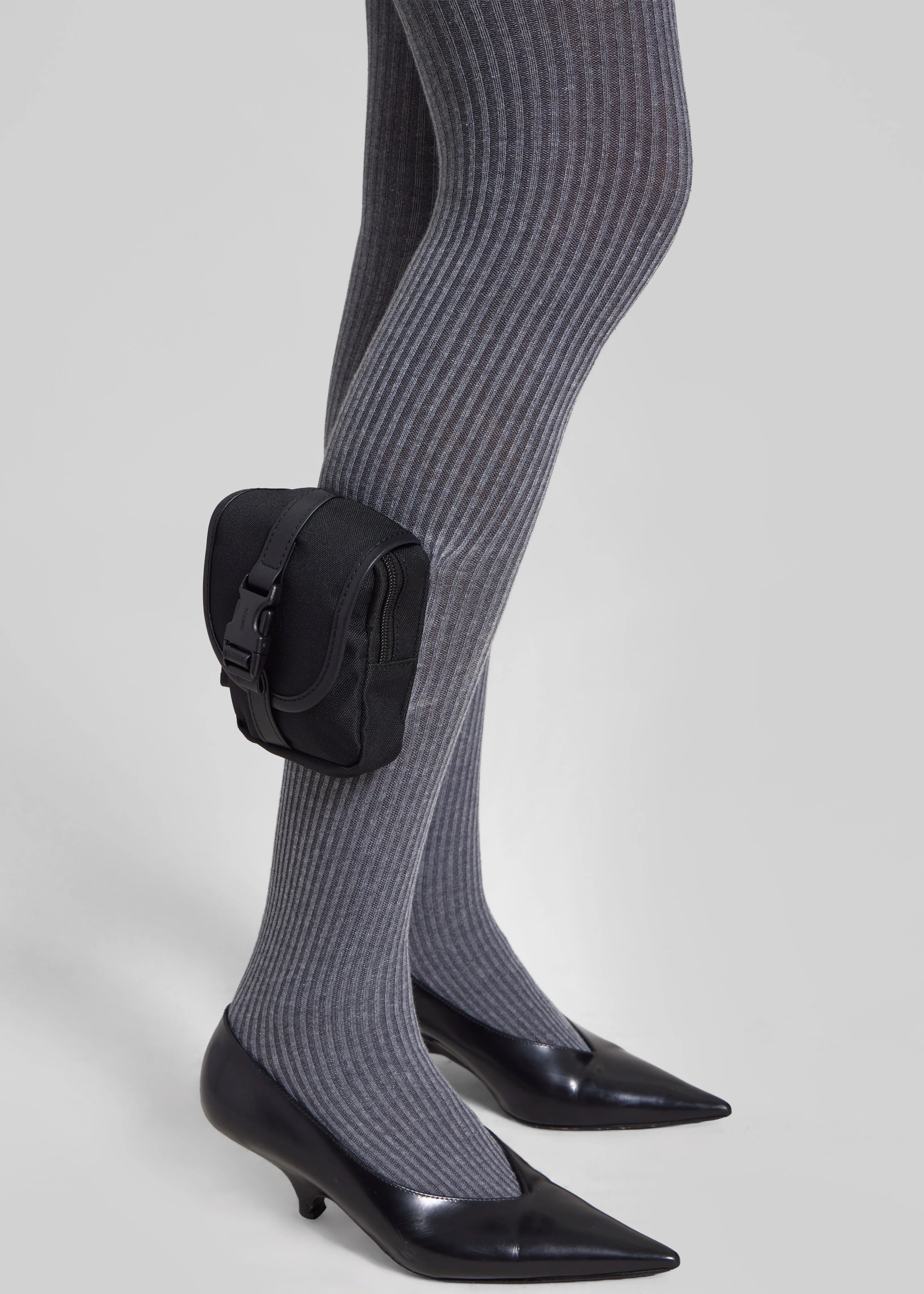 Coperni Knit Tights - Grey - Image 3