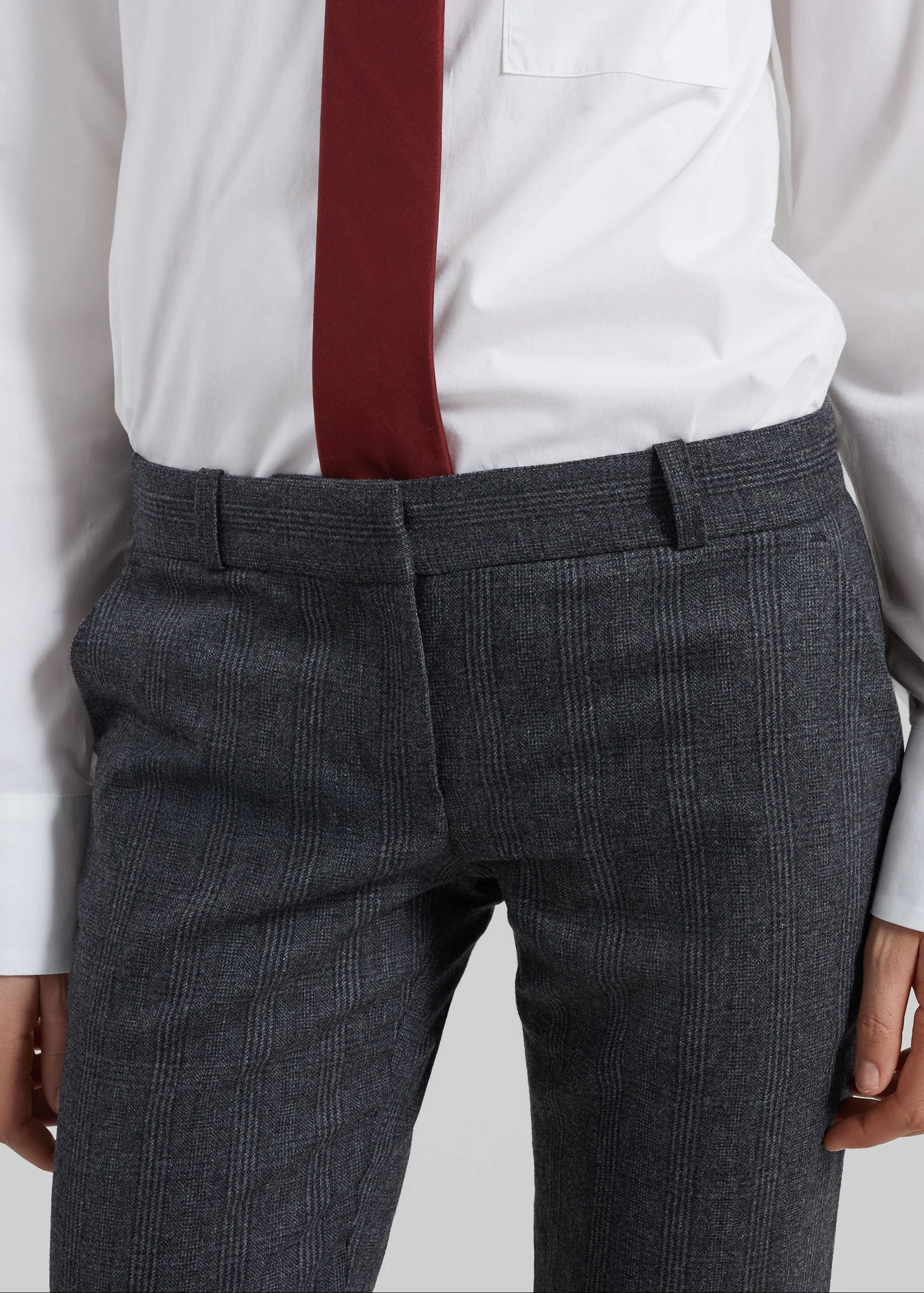 Coperni Low Waisted Pants - Grey - Image 3
