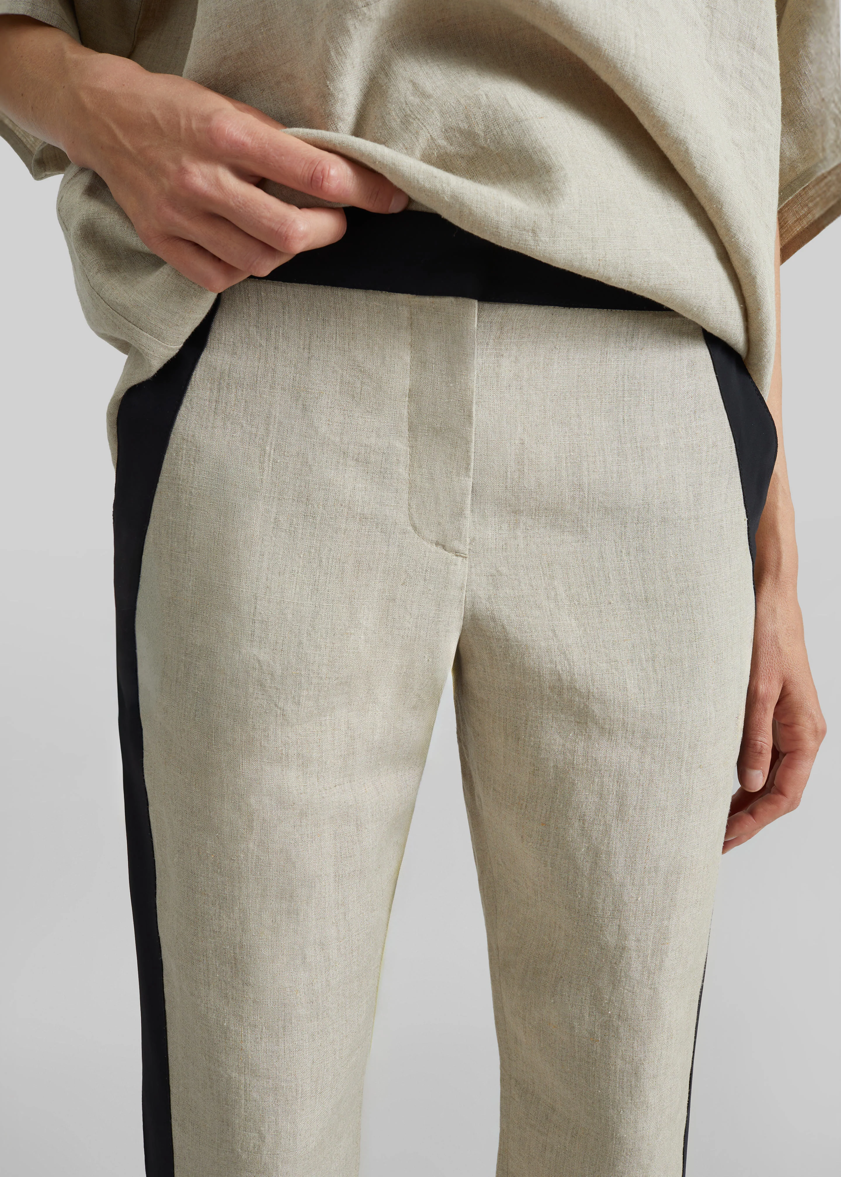 Coperni Taped Tailored Pants - Beige - Image 3