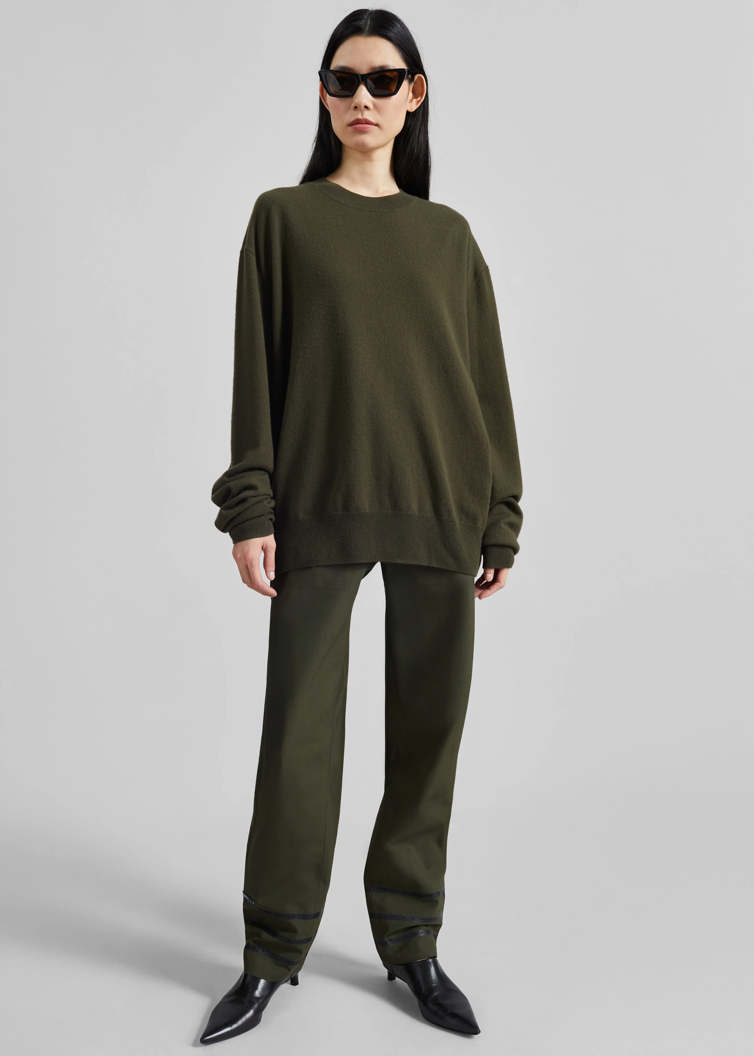 Coperni Technical Tailored Pants - Green - Image 3